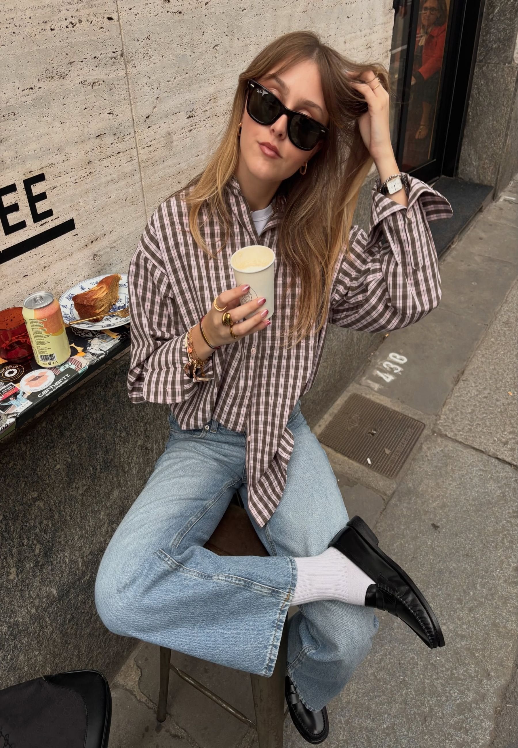 JAMIE RELAXED  - Button-down blouse - pink lady