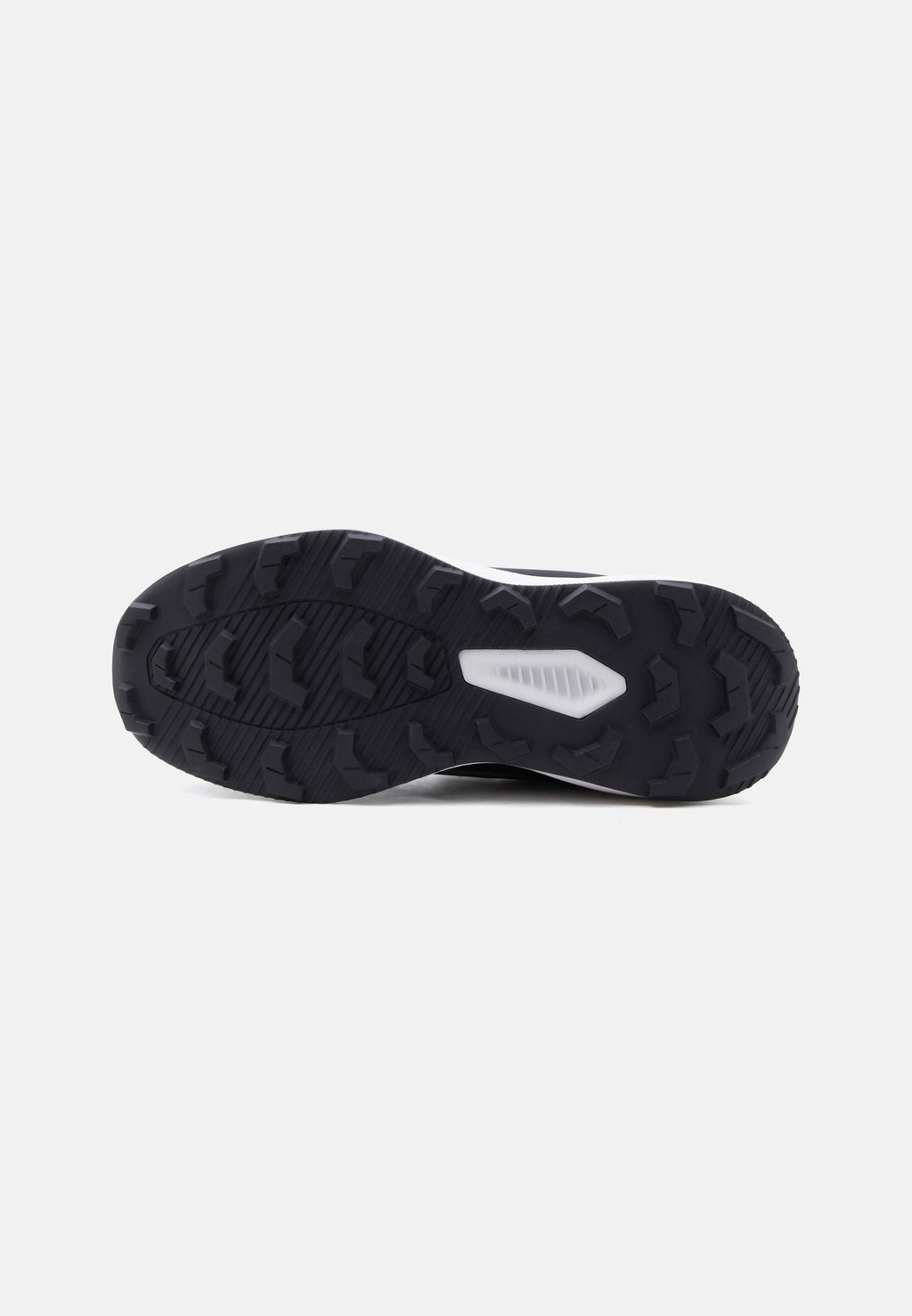 TRACEFINDER UNISEX - Hiking shoes - core black/grey one/semi impact orange