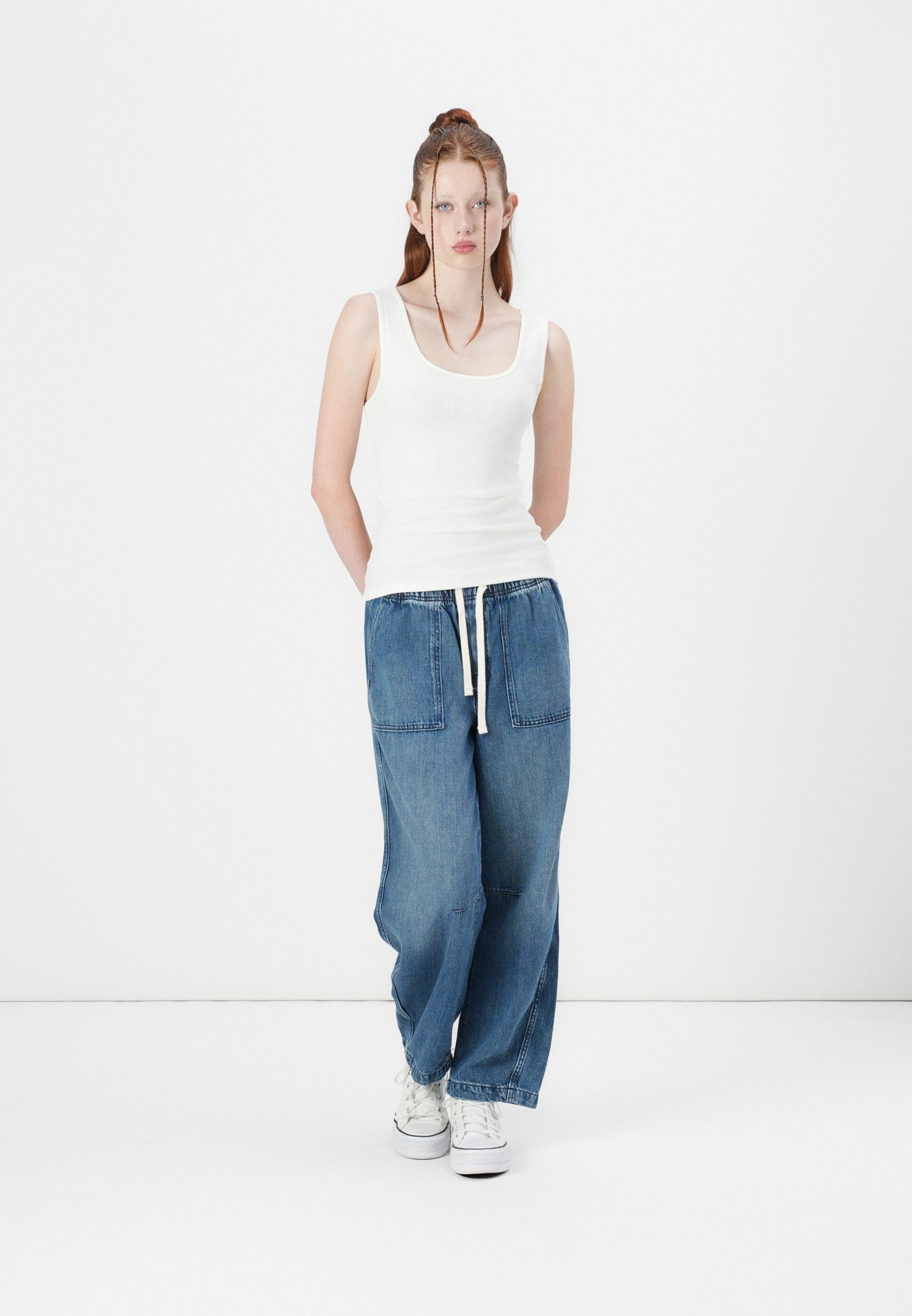 BARREL MERAPI - Relaxed fit jeans - medium wash