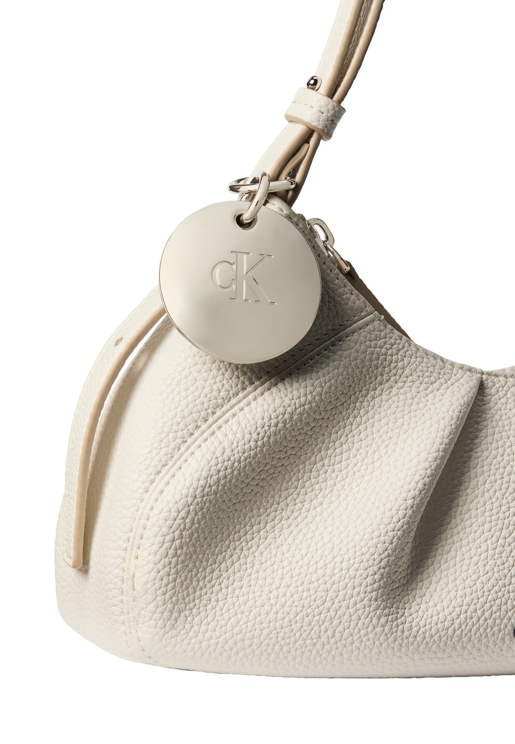 ENGRAVED - Handbag - white alyssum