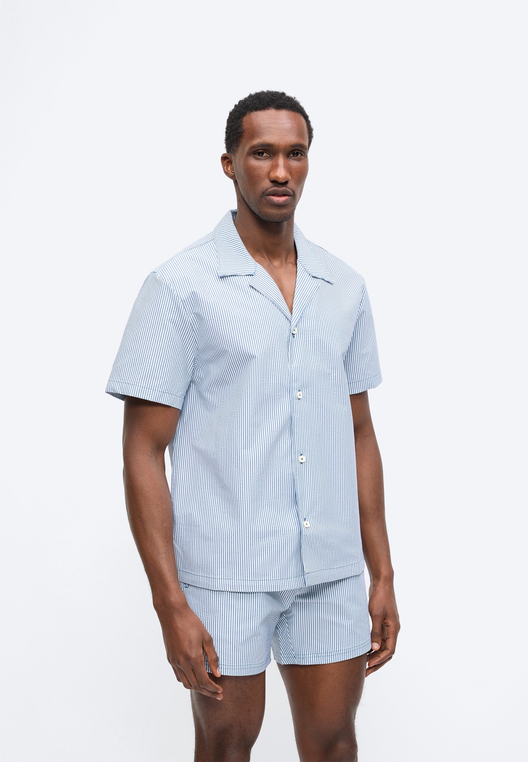 VELVETFISH SHIRT - Swimwear shirt - open blue