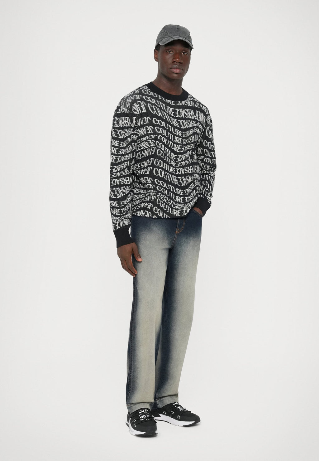 LOGO LIQUIFY - Jumper - black/white