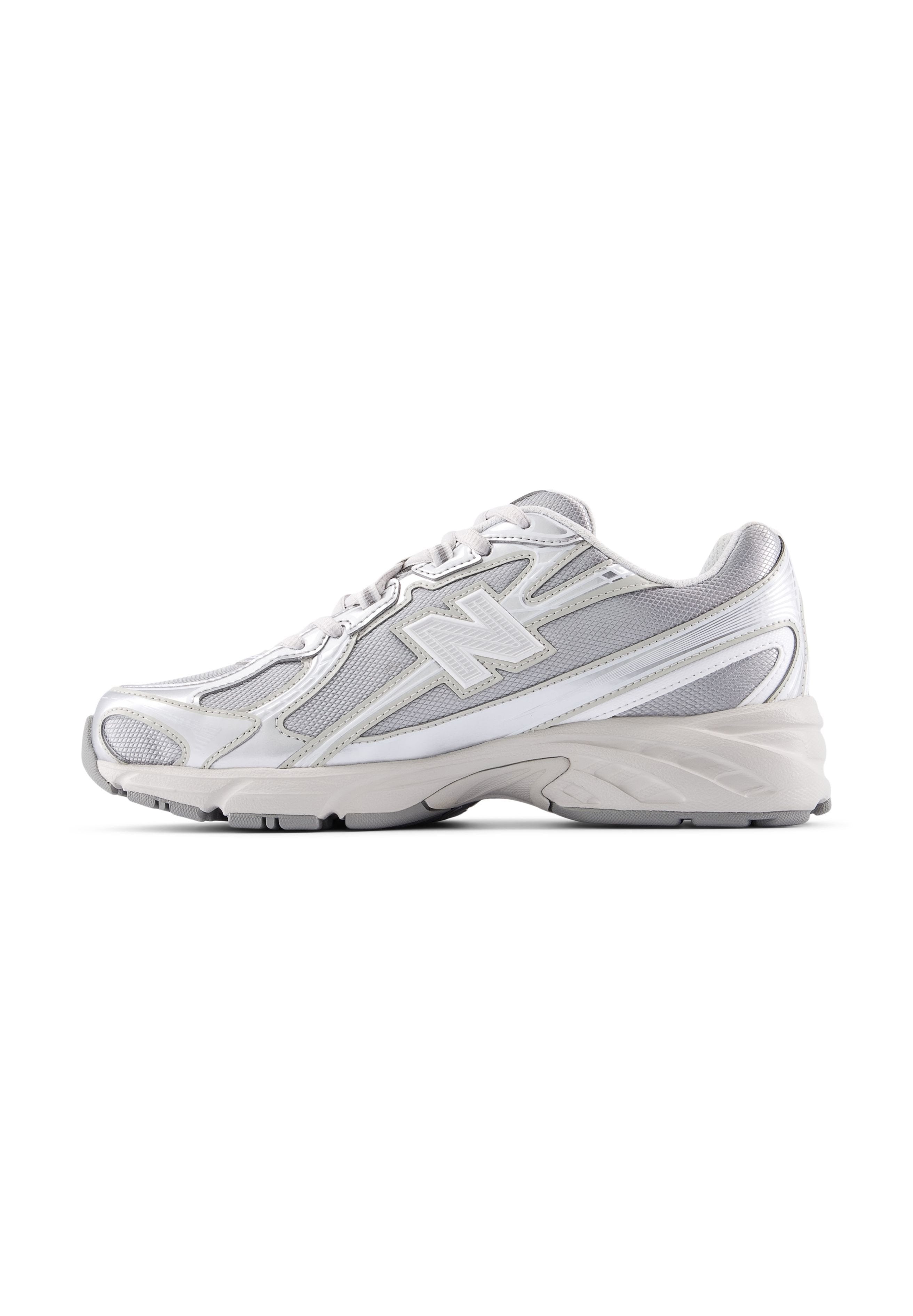 Trainers - metallic silver metallic silver