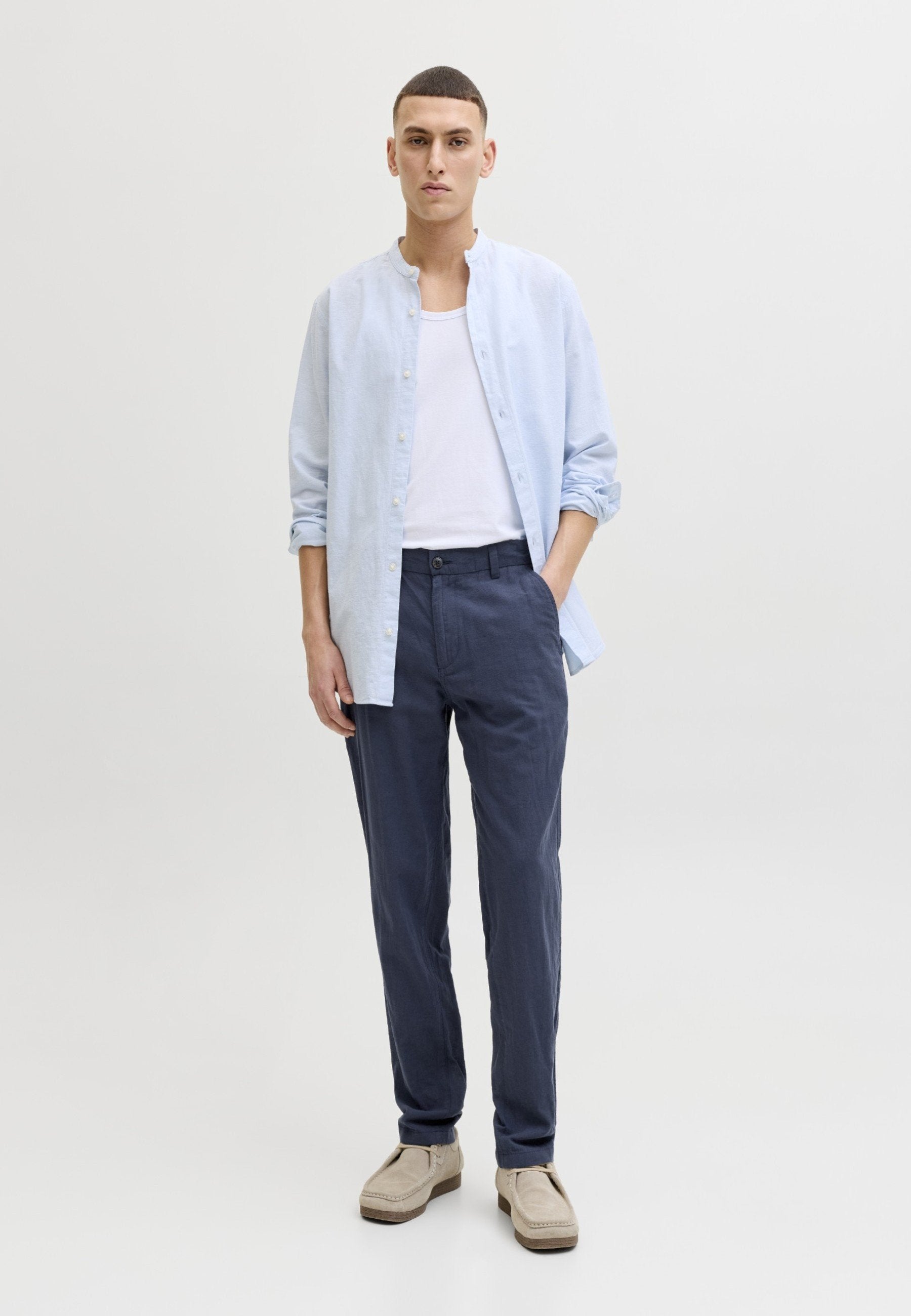 Chinos - navy blazer