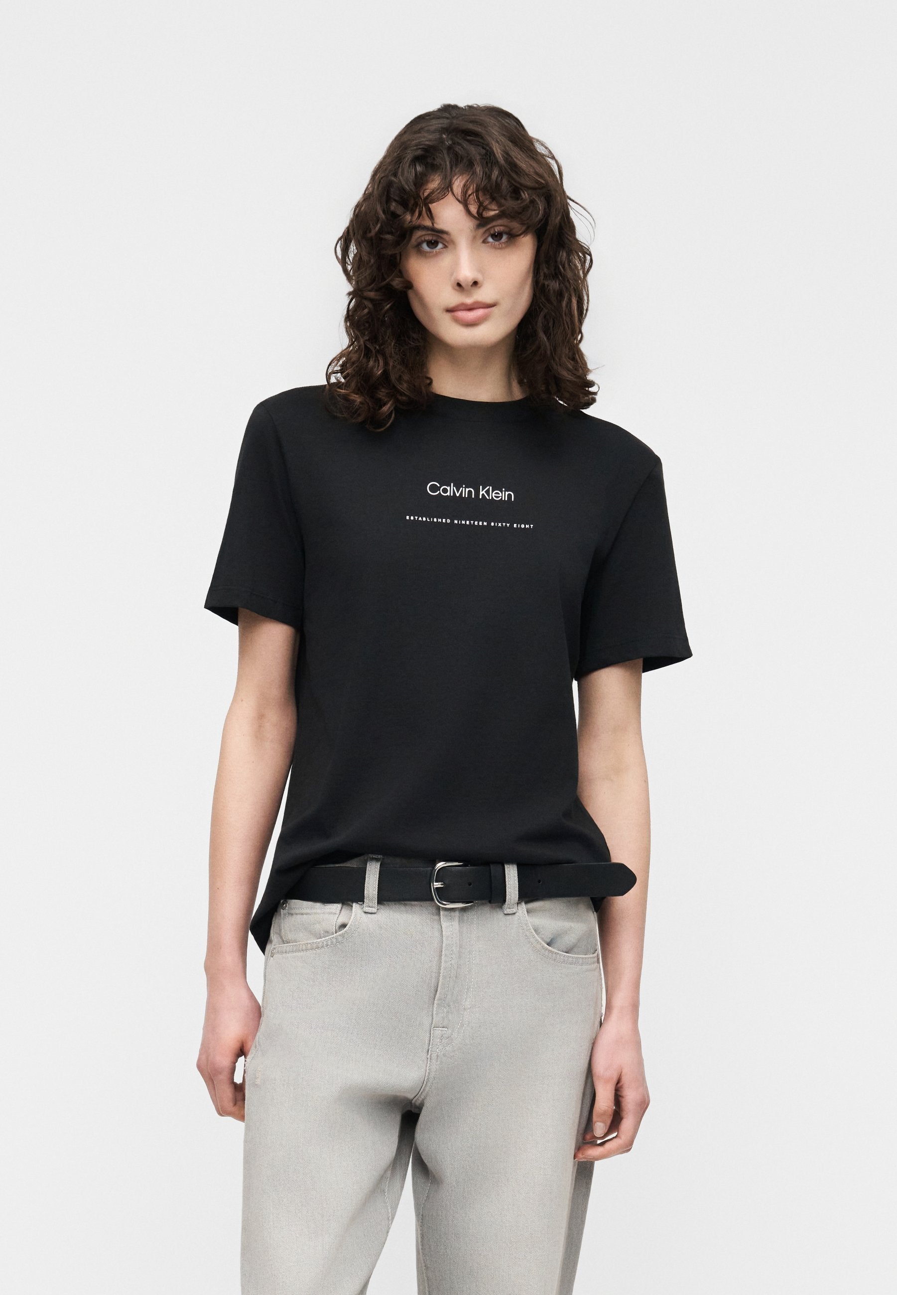 MULTI LOGO CLASSIC TEE - Print T-shirt - black