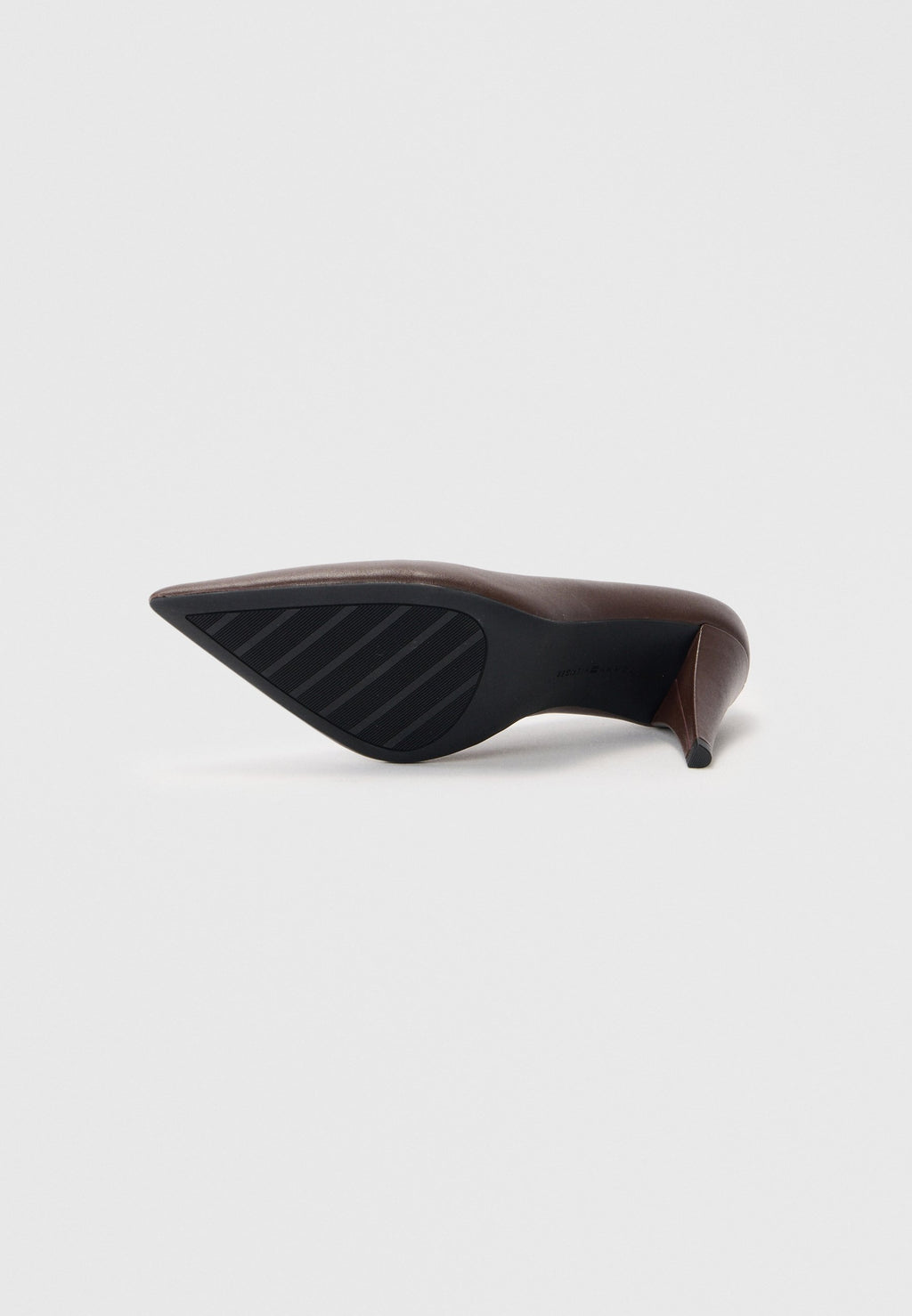 LEATHER TH MONOGRAM HIGH HEELS - Classic heels - rich walnut