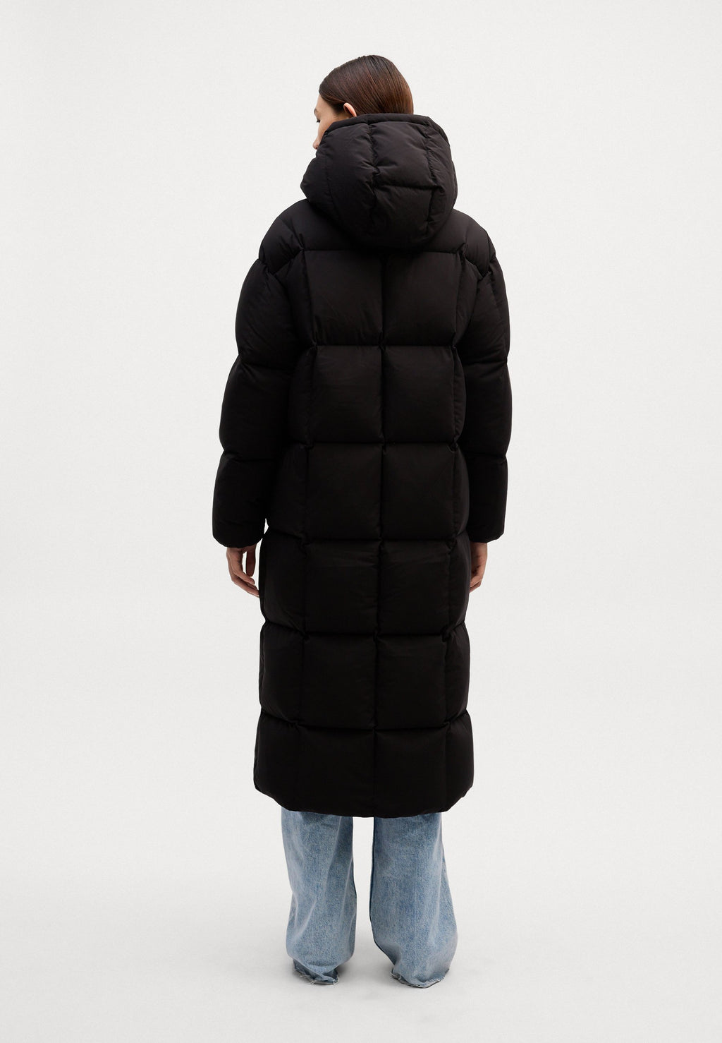 ALASKA GRID   - Down coat - black