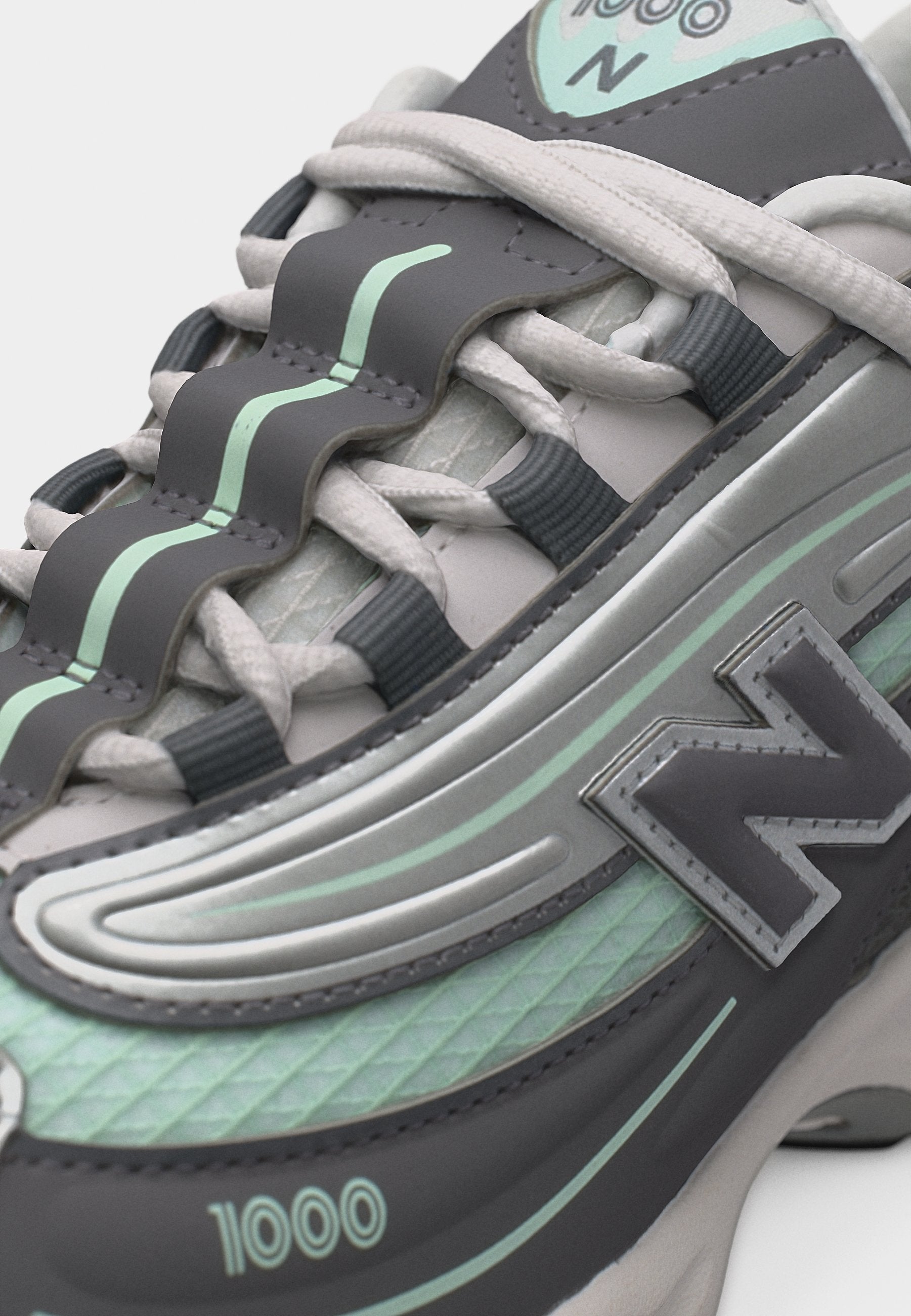 M1000 UNISEX - Trainers - cosmic jade/metallic silver-coloured