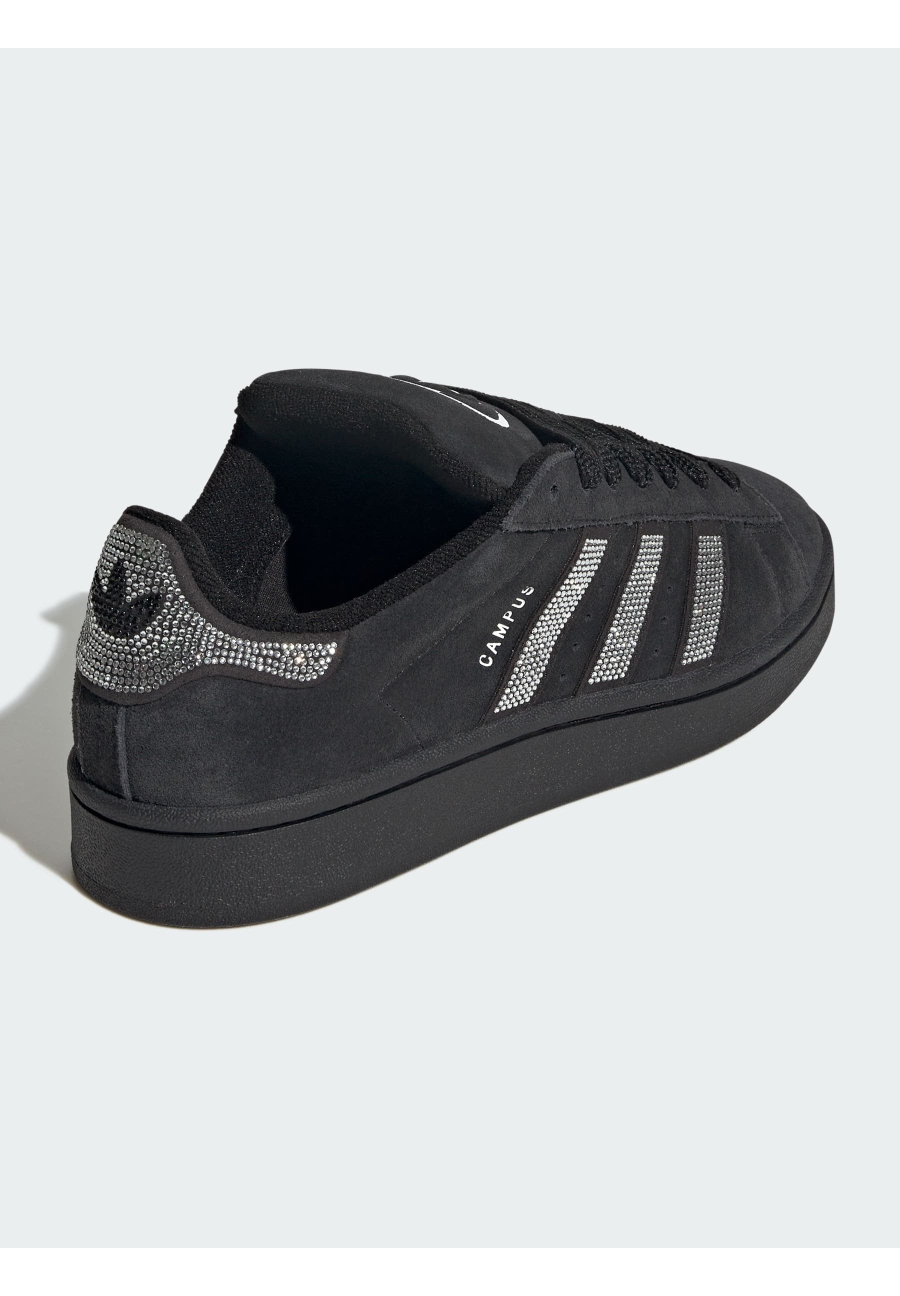 CAMPUS 00S W RHINESTONE - Trainers - core black silver met ftwr white