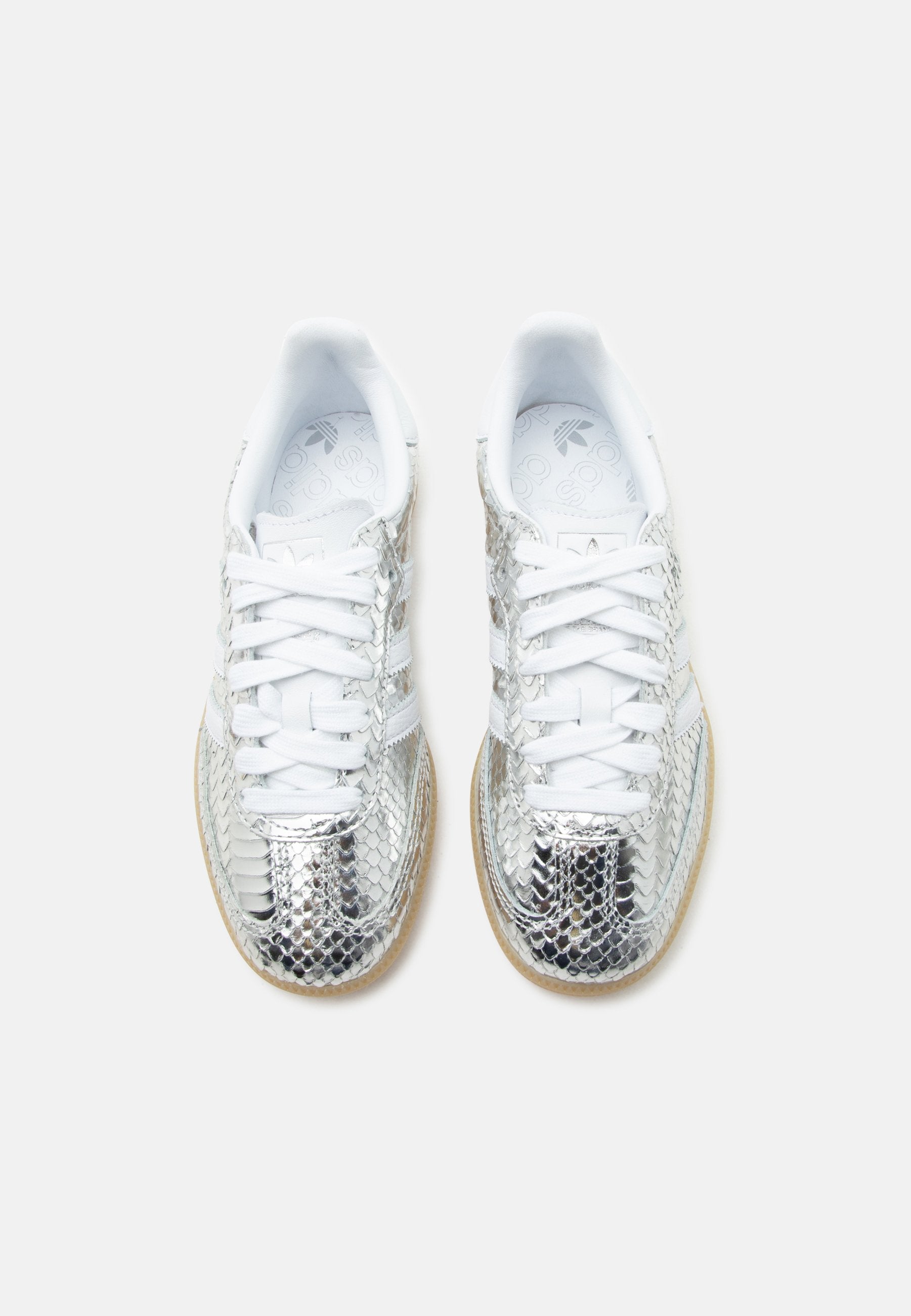 SAMBA - Trainers - silver-coloured metallic/footwear white