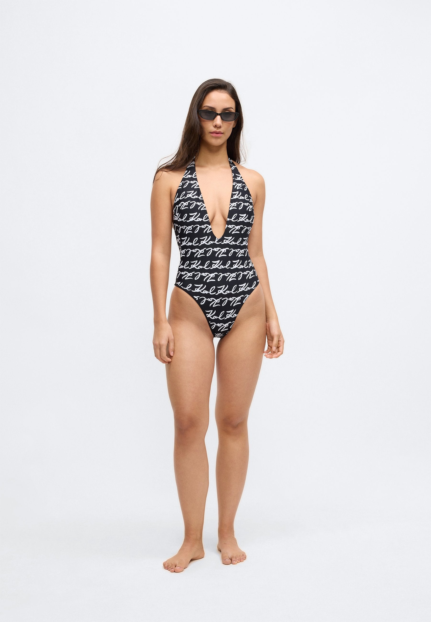 SIGNATURE CHEEKY - Swimsuit - black