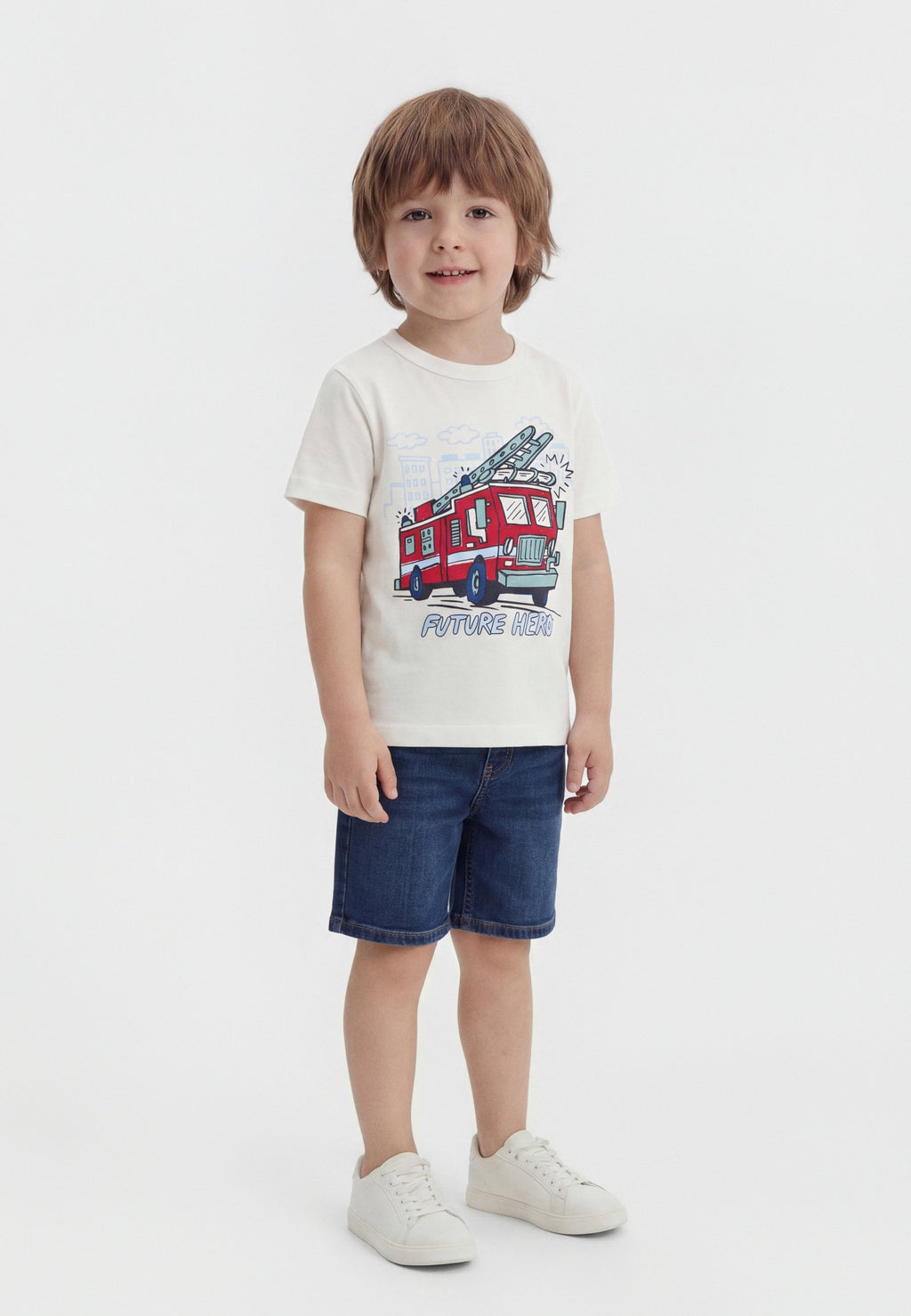 TEE - Print T-shirt - off-white
