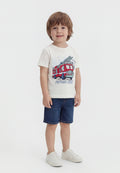 TEE - Print T-shirt - off-white
