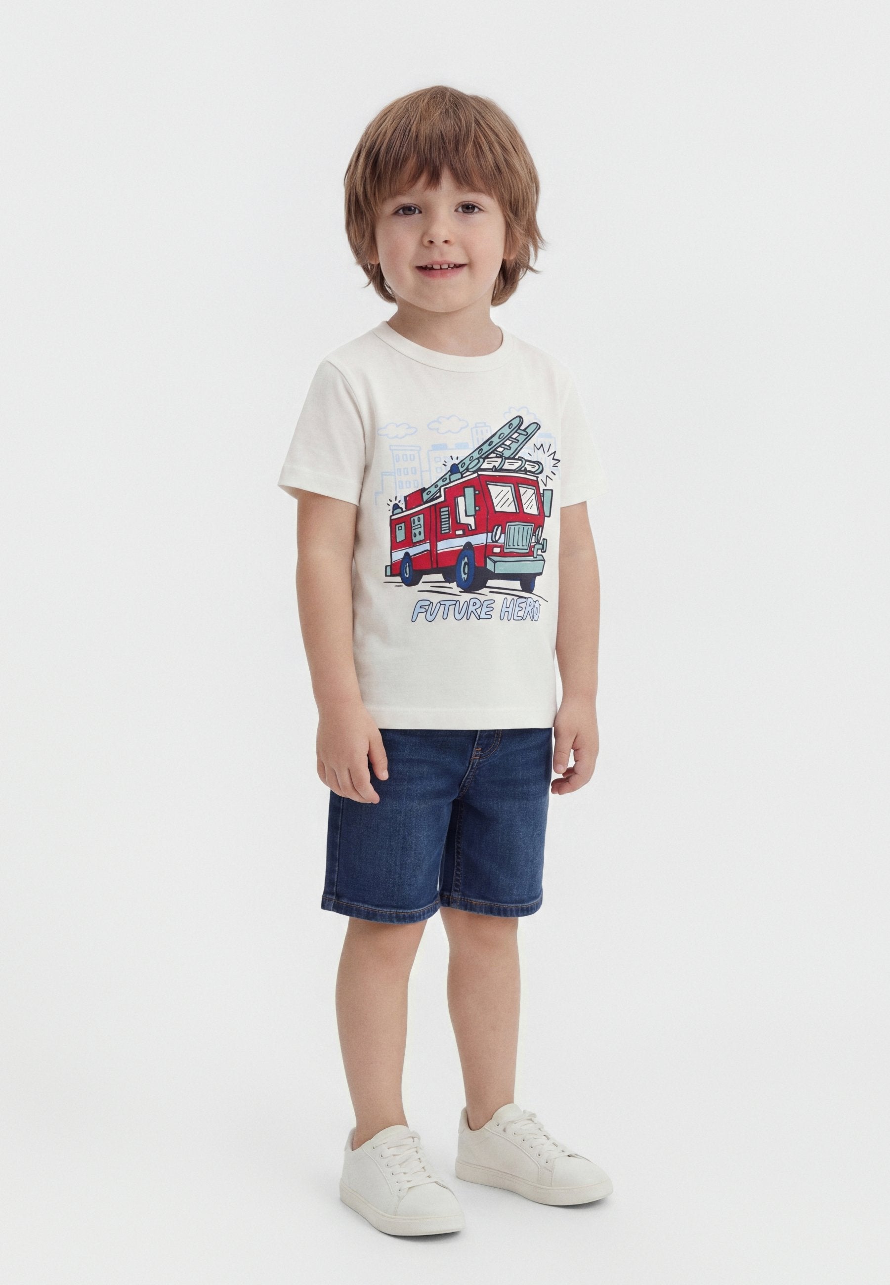 TEE - Print T-shirt - off-white