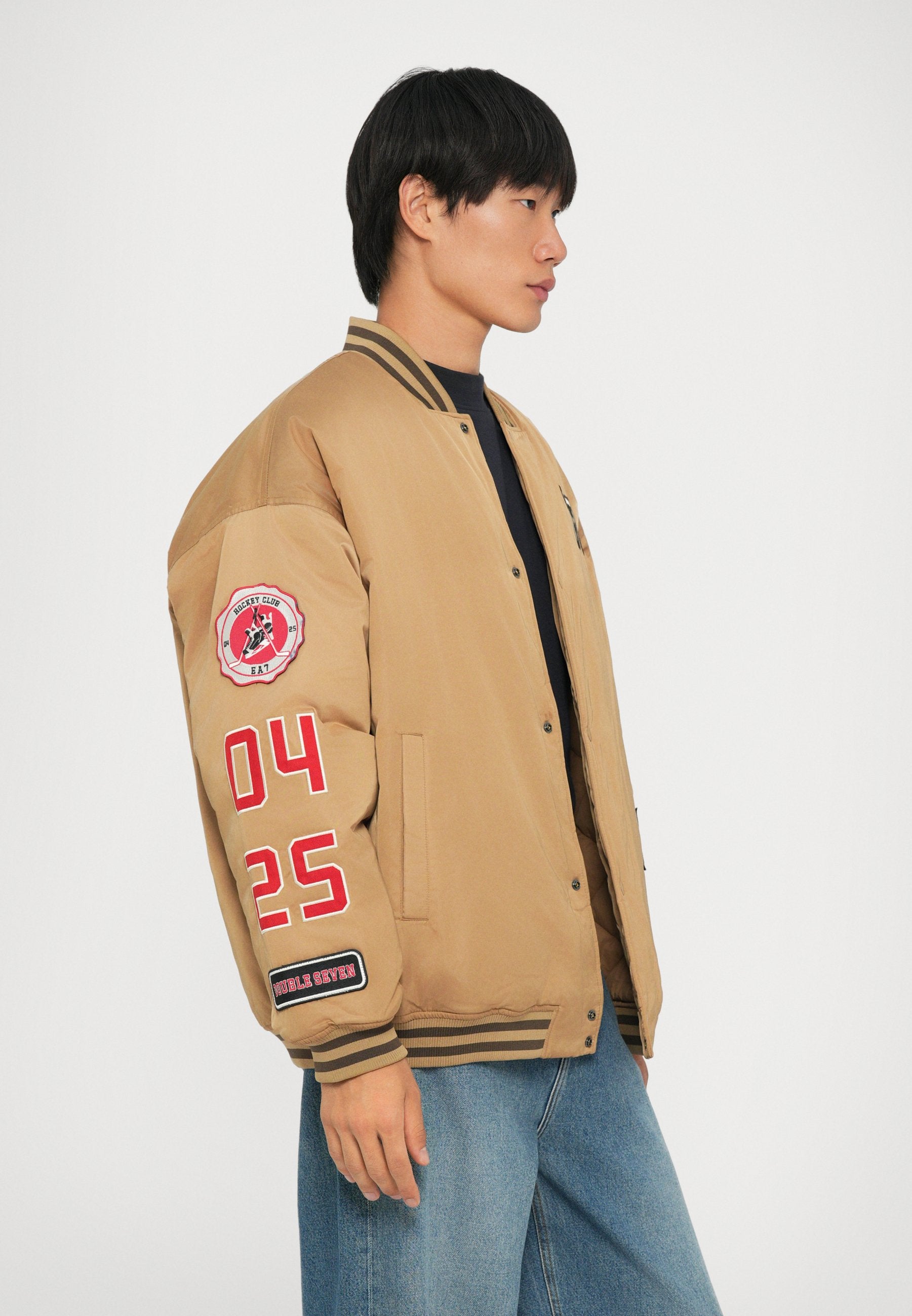 TRAIN GRAPHIC SERIES JACKET HOCKEY - Bomber Jacket - beige