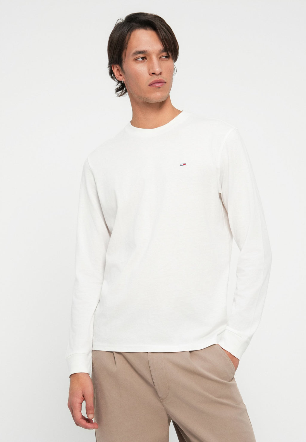 SLIM 2 PACK  - Long sleeved top - ecru/dark night navy