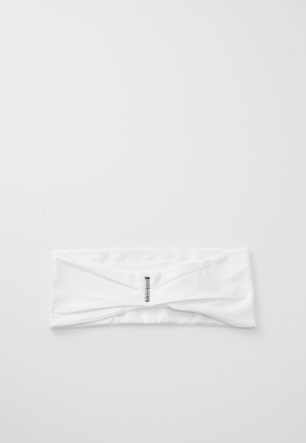 Bandeau large classique FURY - Cache-oreilles - blanc/noir