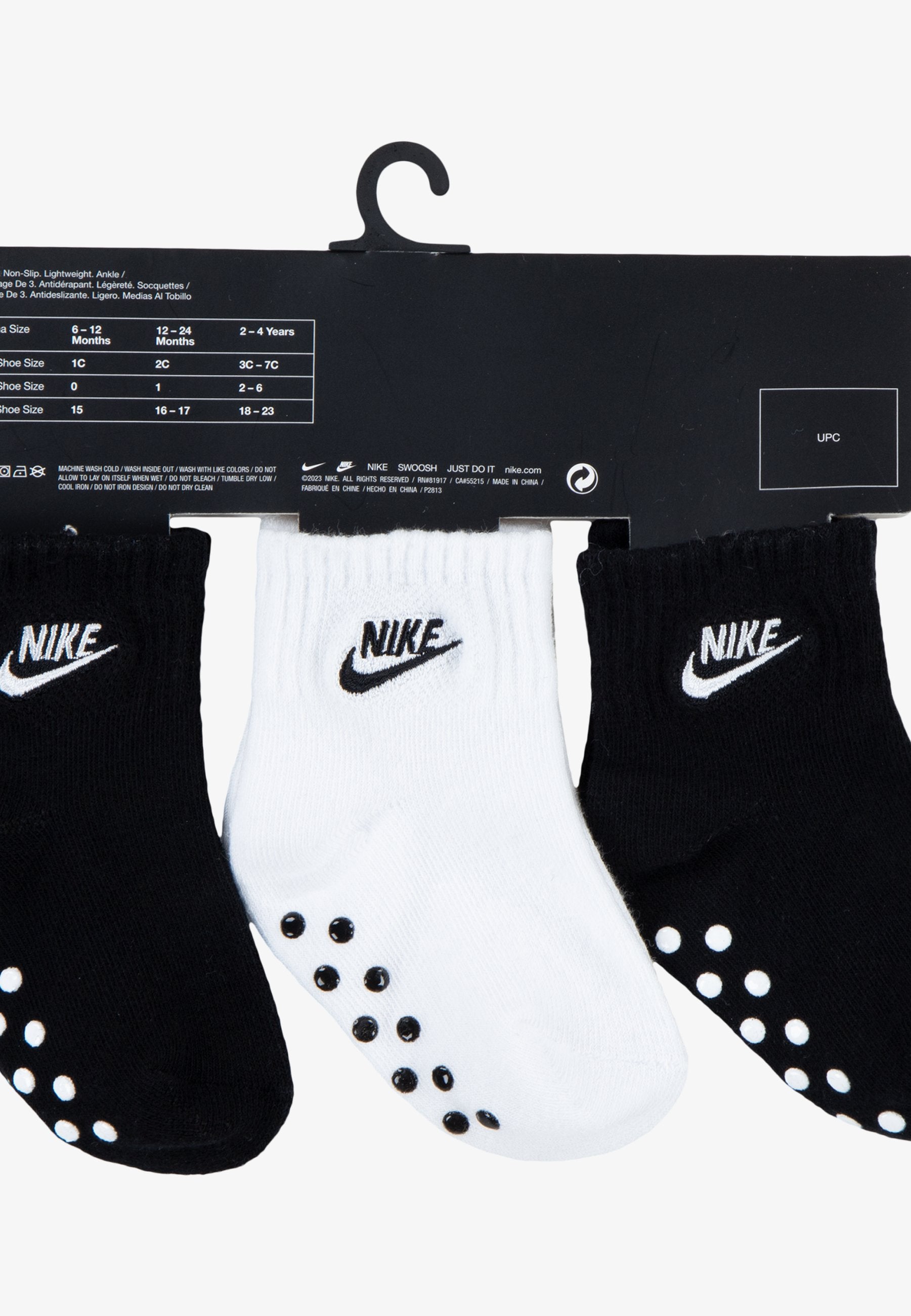 CORE FUTURA GRIPPER UNISEX 3 PACK - Socks - black