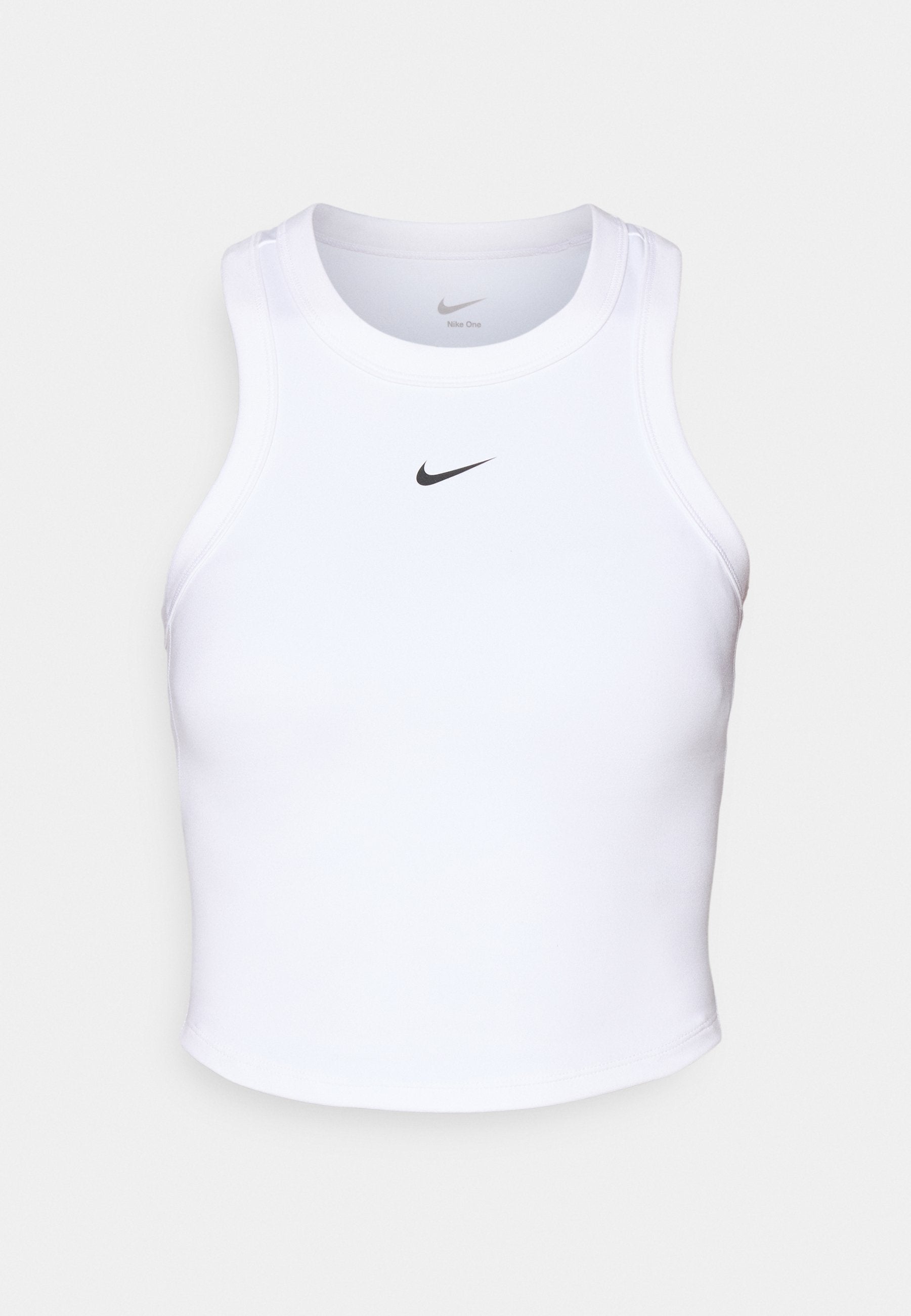 ONE FITTED CROP TANK - Top - white/black