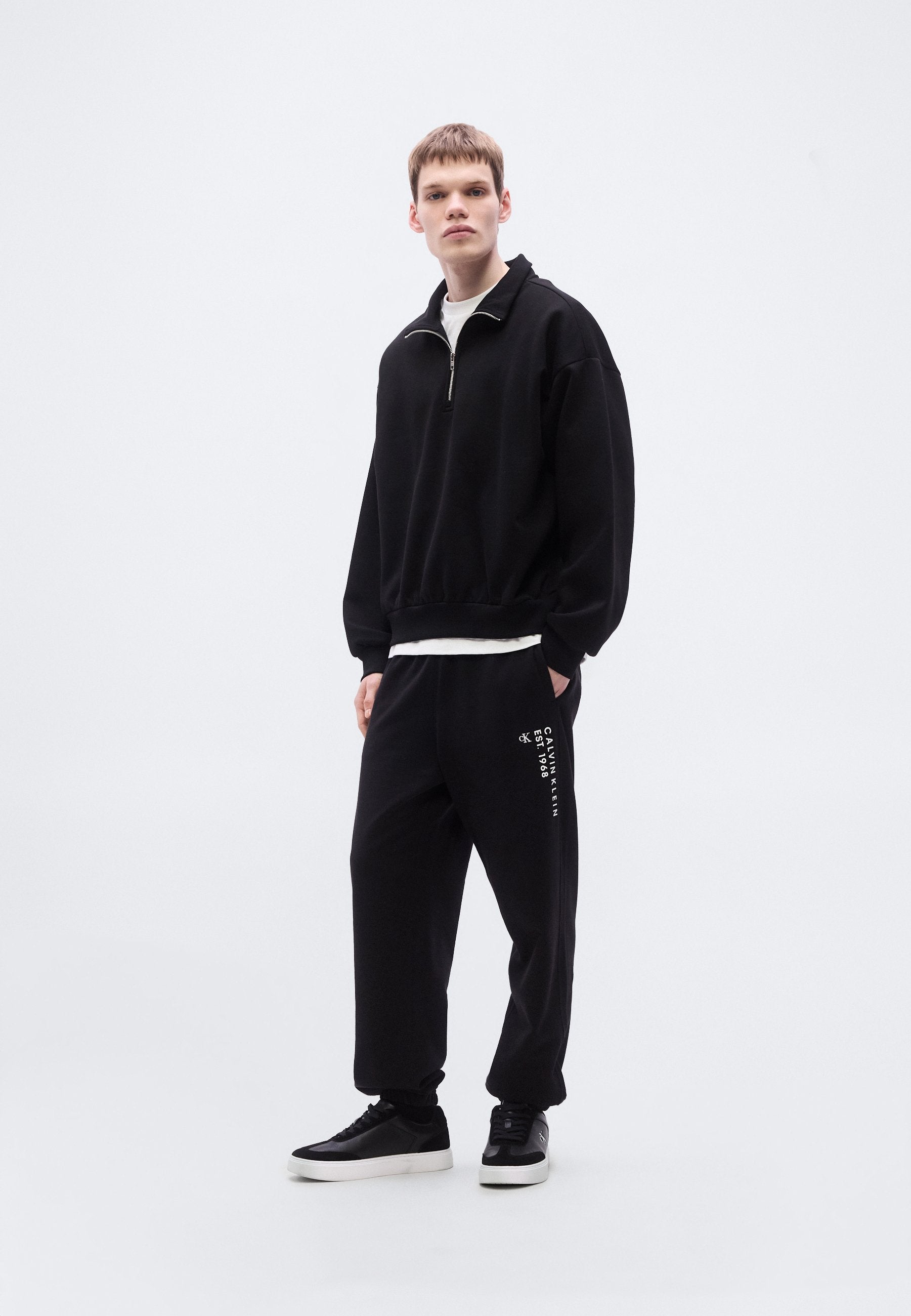 350TERRY 1968 GRAPHIC MONOLOGO - Tracksuit bottoms - black