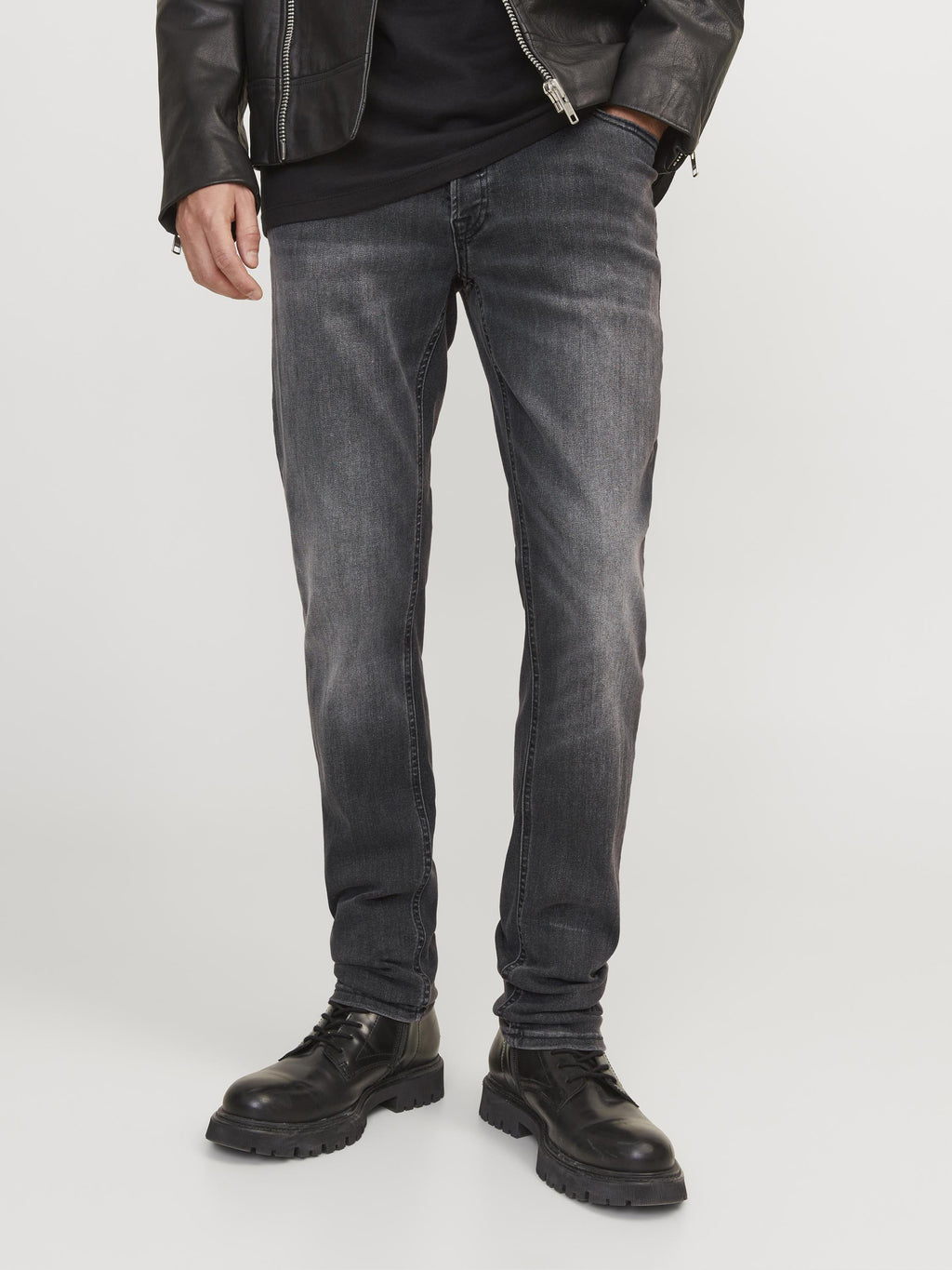 JJIGLENN JJORIGINAL - Relaxed fit jeans - black denim