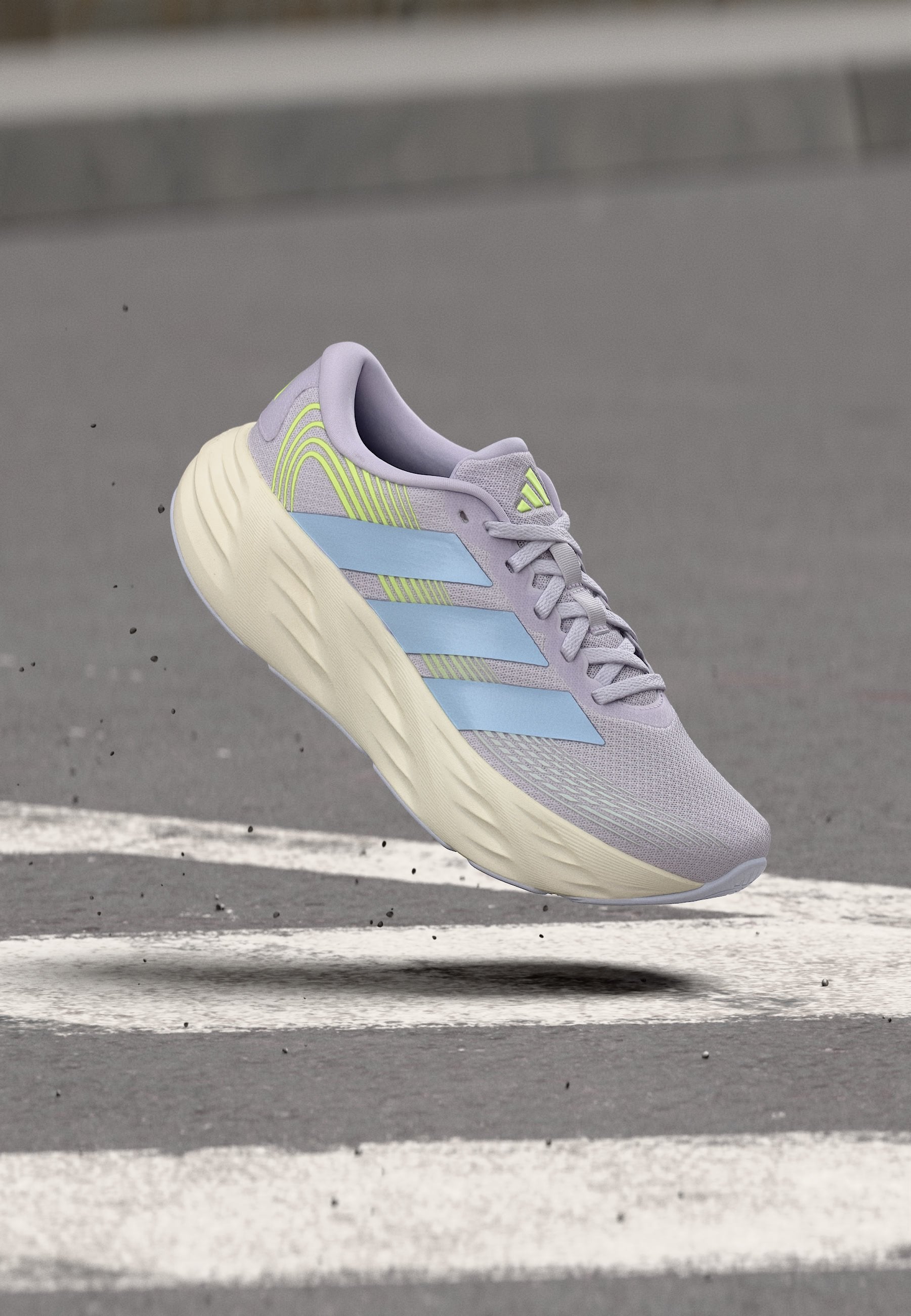 GALAXY 8 W - Road running shoes - purple tint/frozen purple/hi res yellow