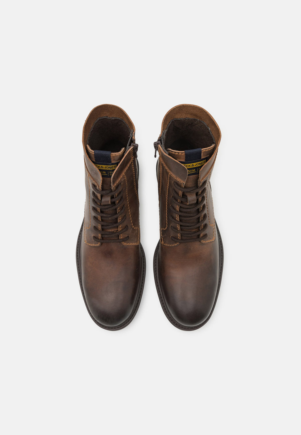 JFWDELANEY BOOT - Lace-up ankle boots - cognac