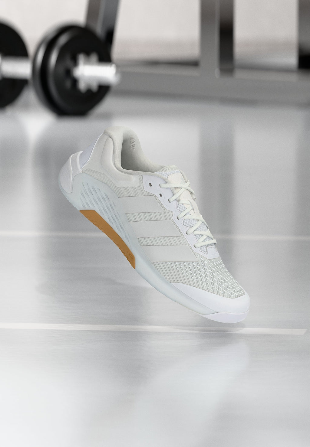 DROPSET 4 POWER - Training shoe - footwear white/crystal white
