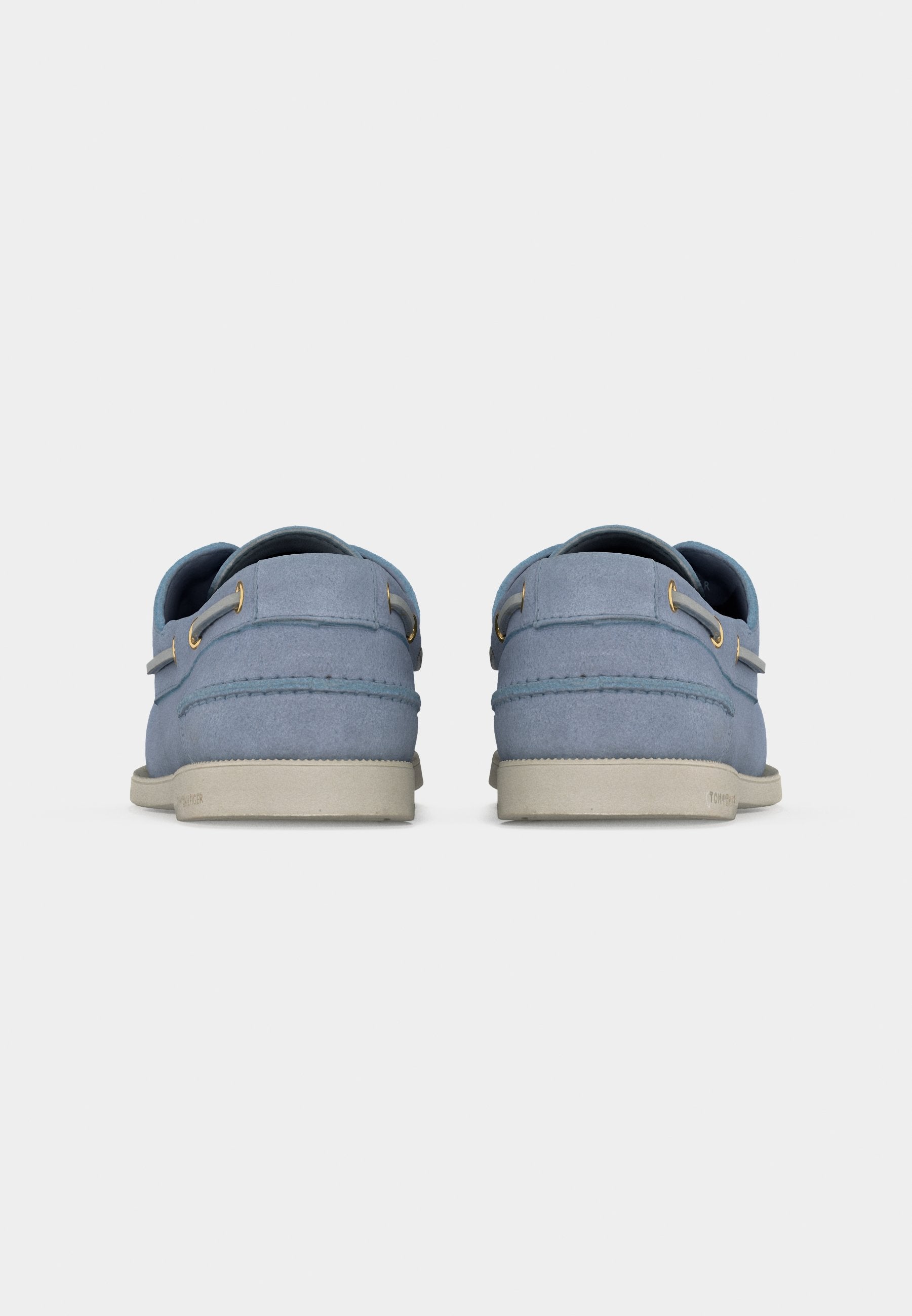 SUEDE BOAT SHOES - Boat shoes - breezy blue