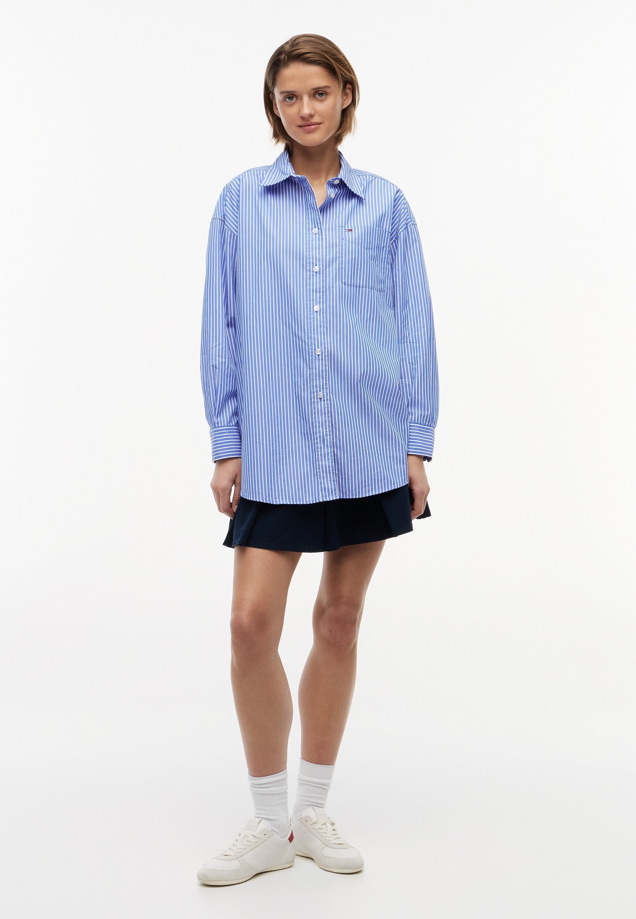 ESSENTIAL - Button-down blouse - noble blue