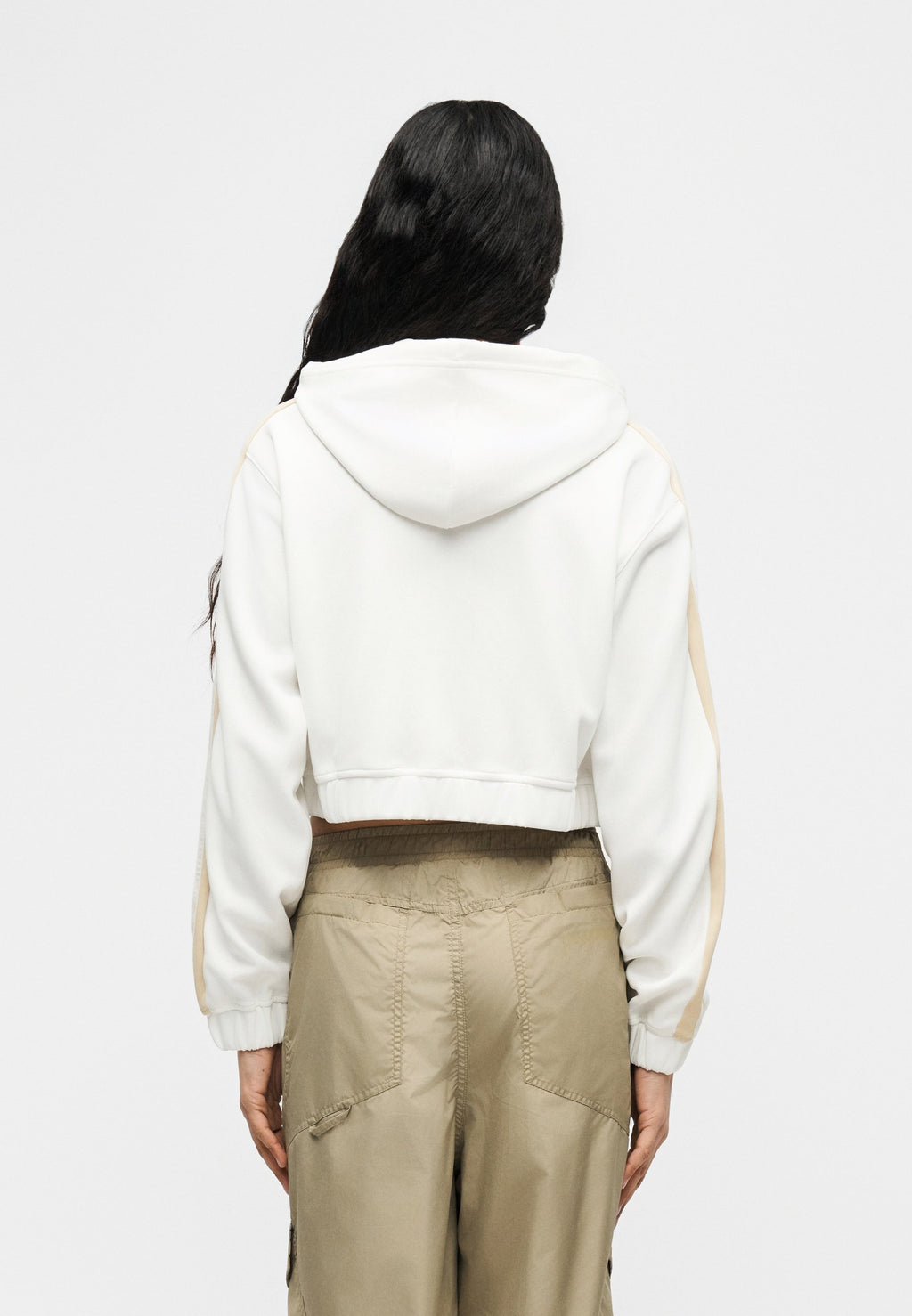 FULL ZIP - Zip-up sweatshirt - sea salt