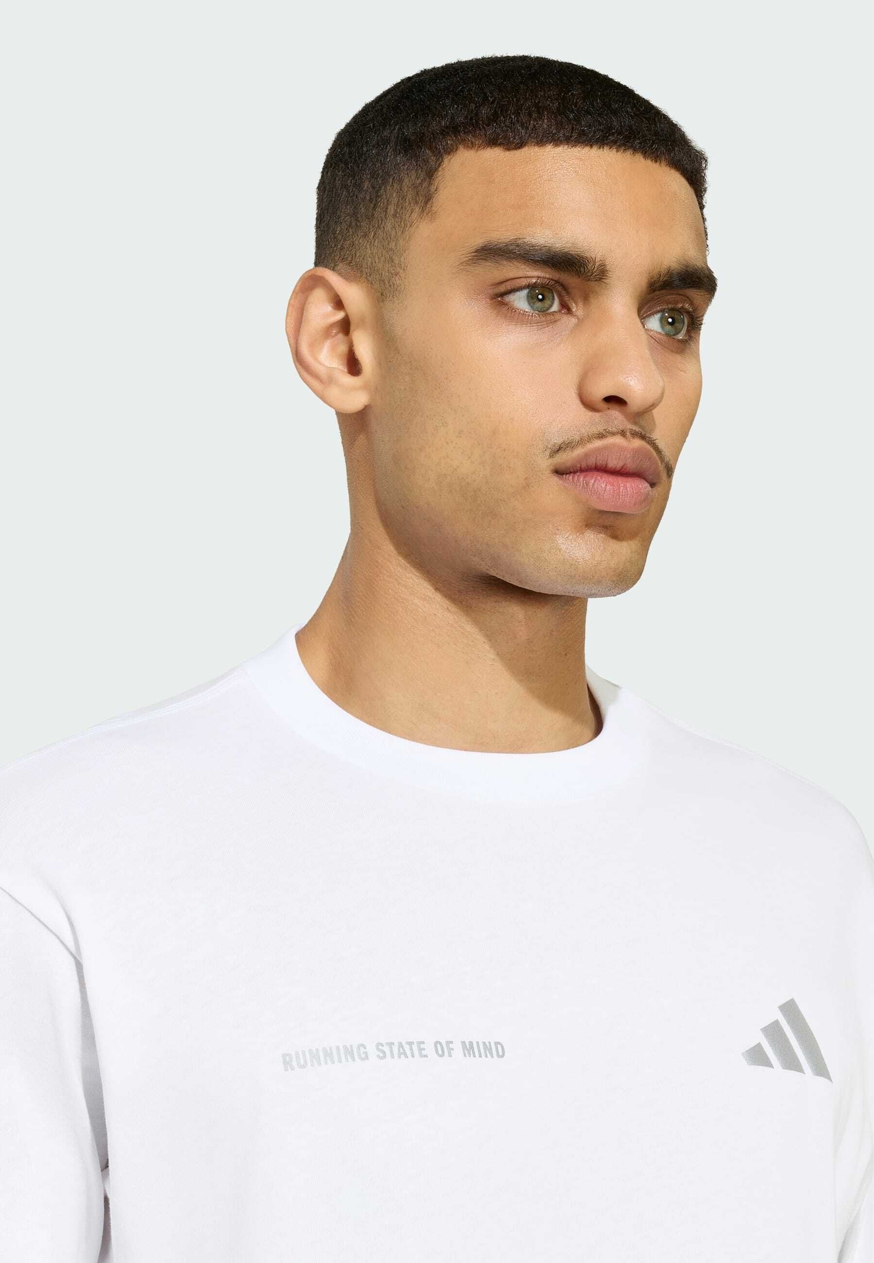 RCC LS UF - Long sleeved top - white   reflective silver