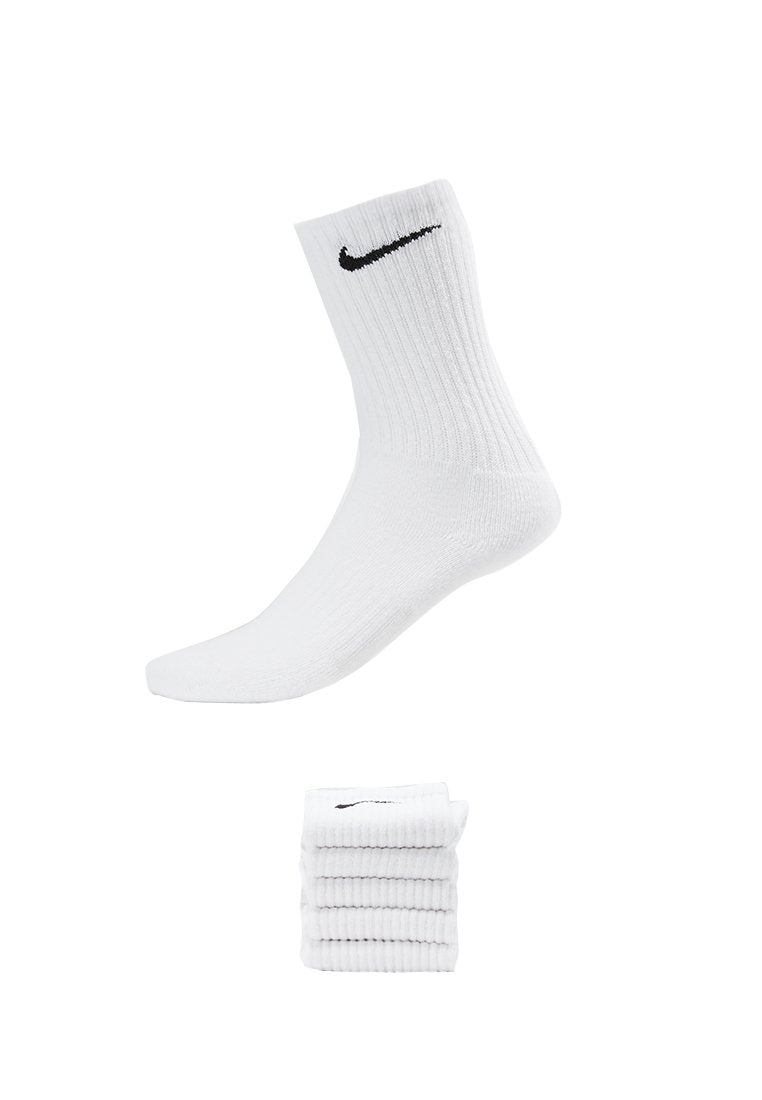 EVERYDAY CUSH CREW UNISEX 6 PACK  - Sports socks - white/black
