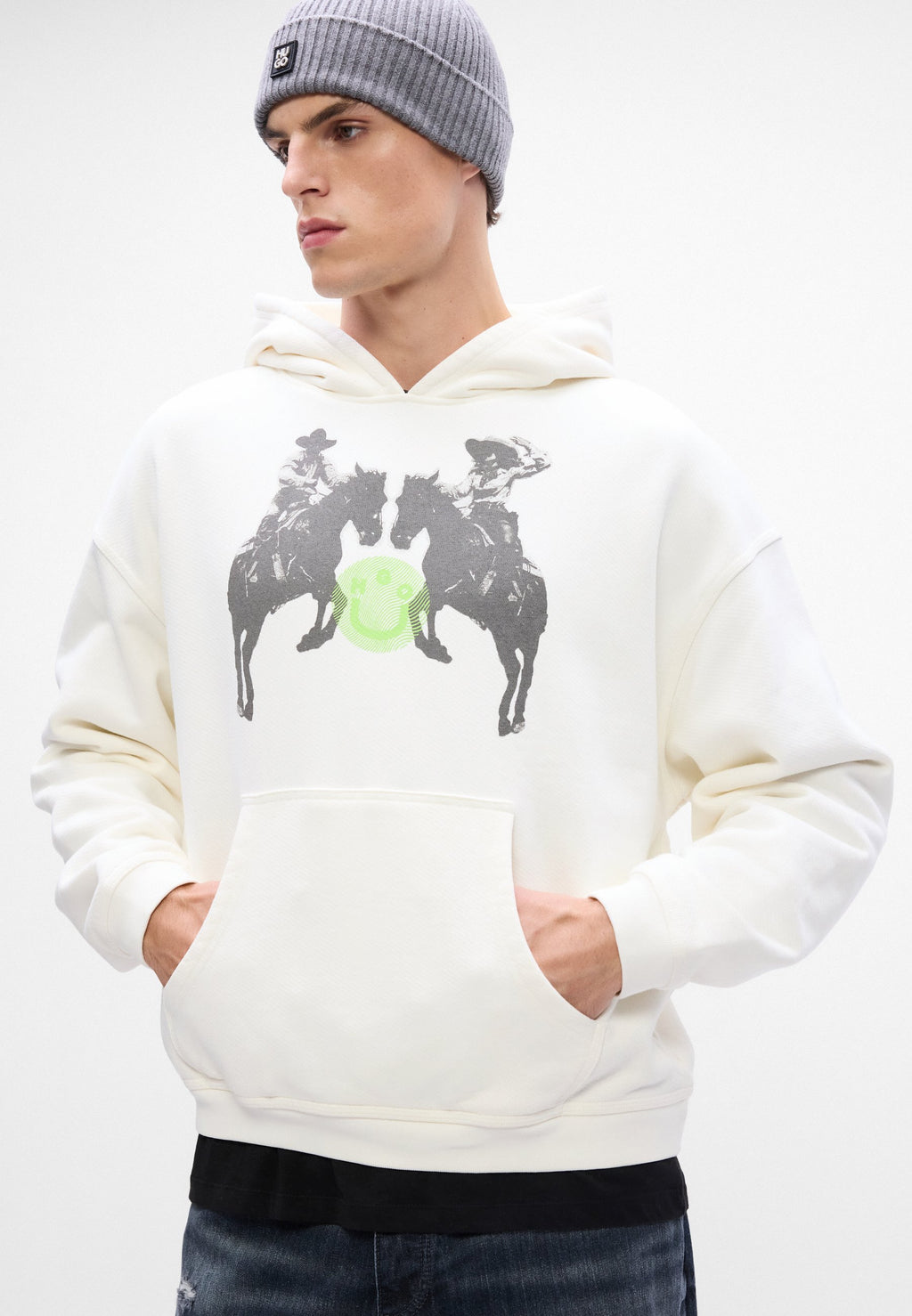 NEBUDI - Hoodie - white