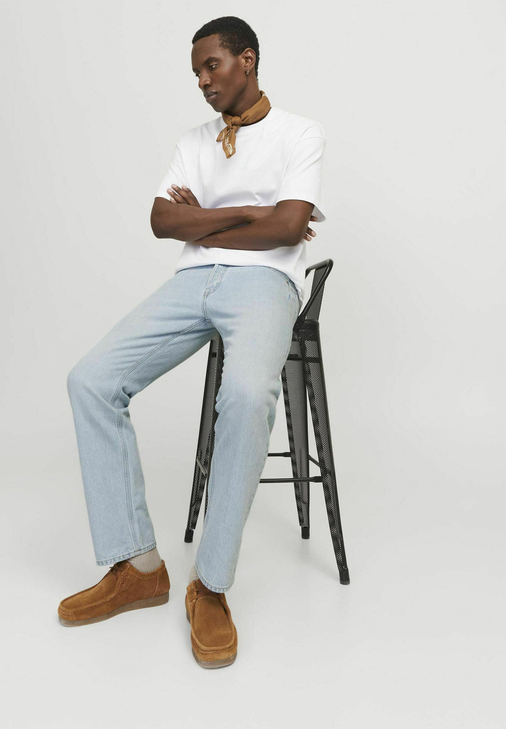 Relaxed Fit JJICHRIS JJORIGINAL SBD 532 NOOS - Relaxed fit jeans - blue denim