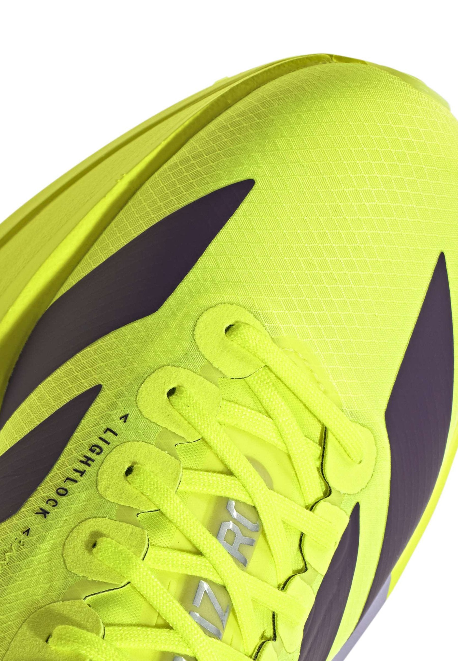 ADIZERO ADIOS PRO 4 - Yol koşu ayakkabısı - solar sarı   aurora moru   toz moru