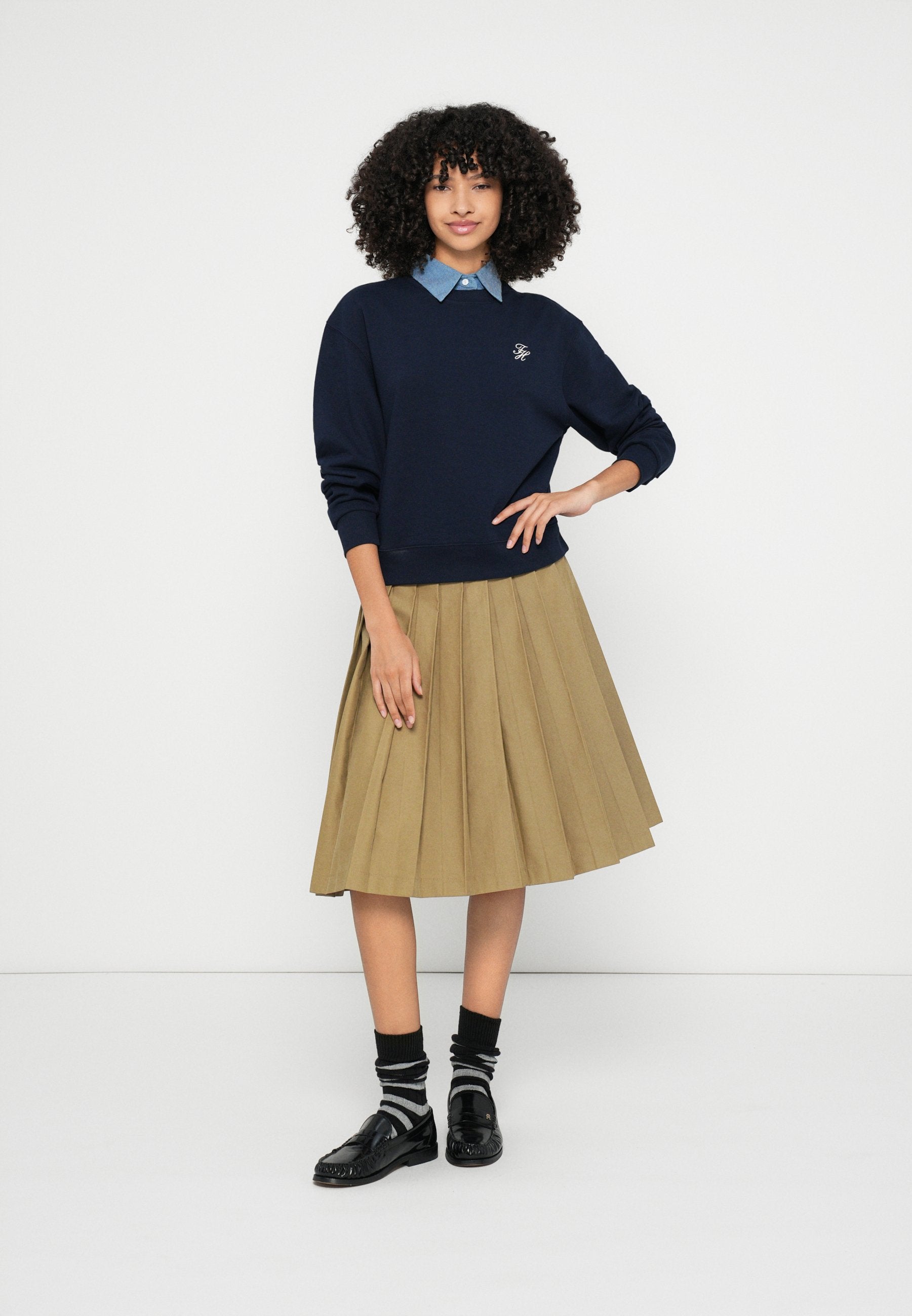 REGULAR FIT - Sweatshirt - dark night navy
