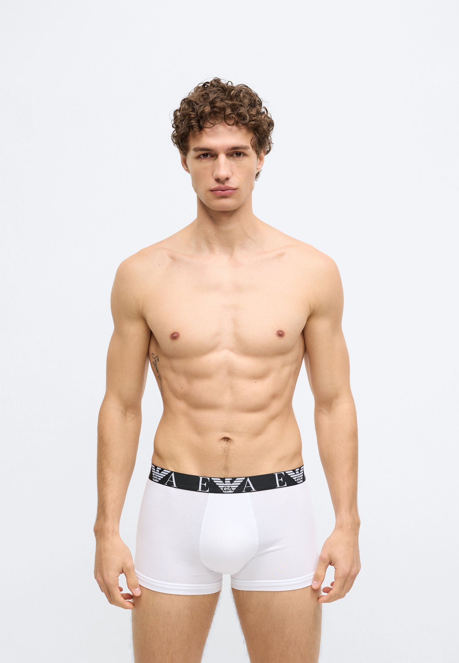 BOLD MONOGRAM TRUNK 3 PACK - Trunks - black/light melange grey/white