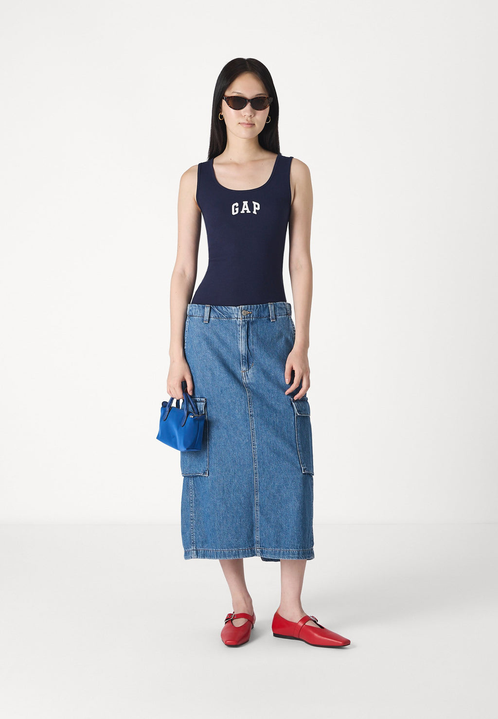 TANK - Top - navy