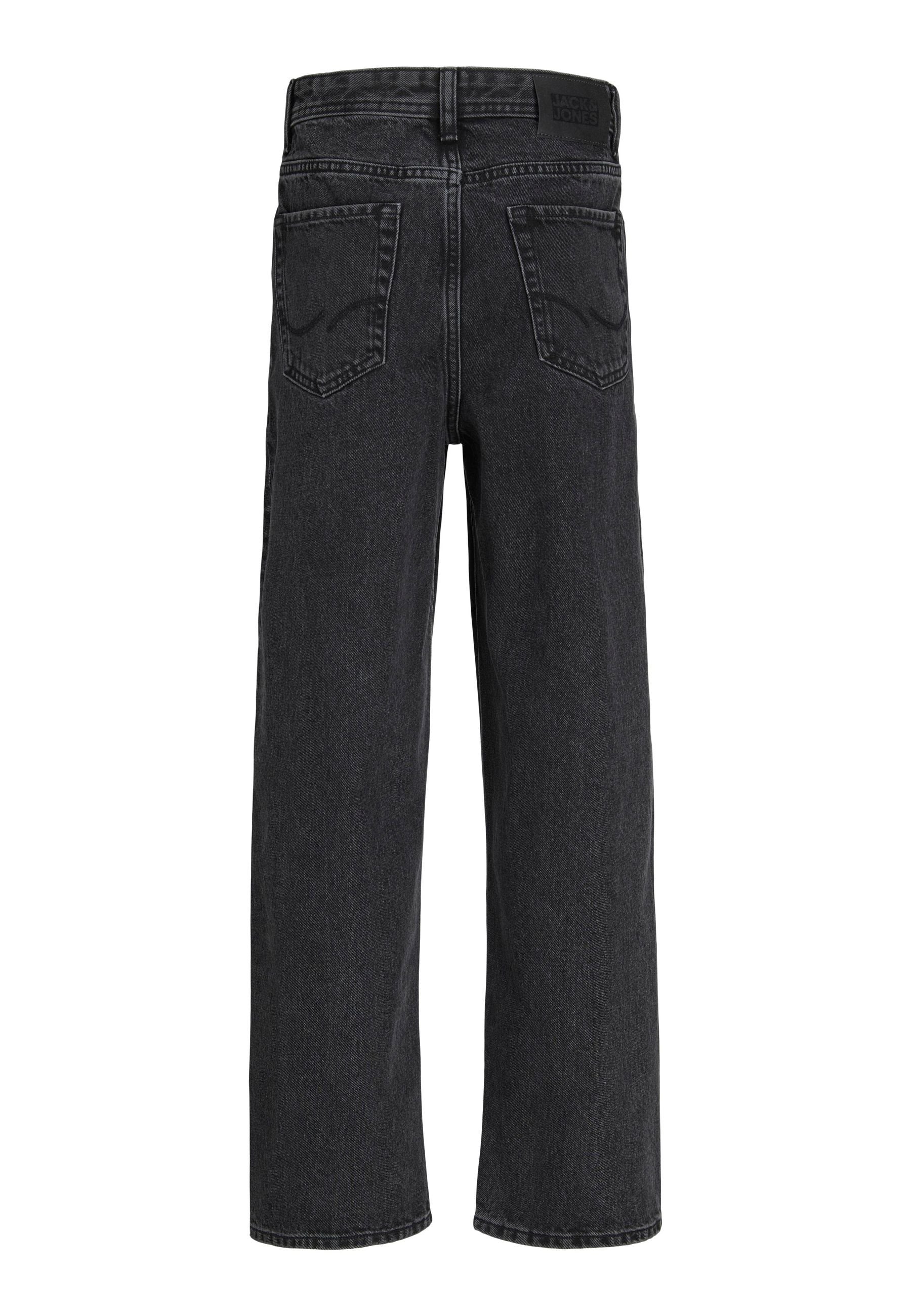 gy fit JJIALEX JJORIGINAL AKM 823 NOOS JNR Junior - Flared Jeans - black denim