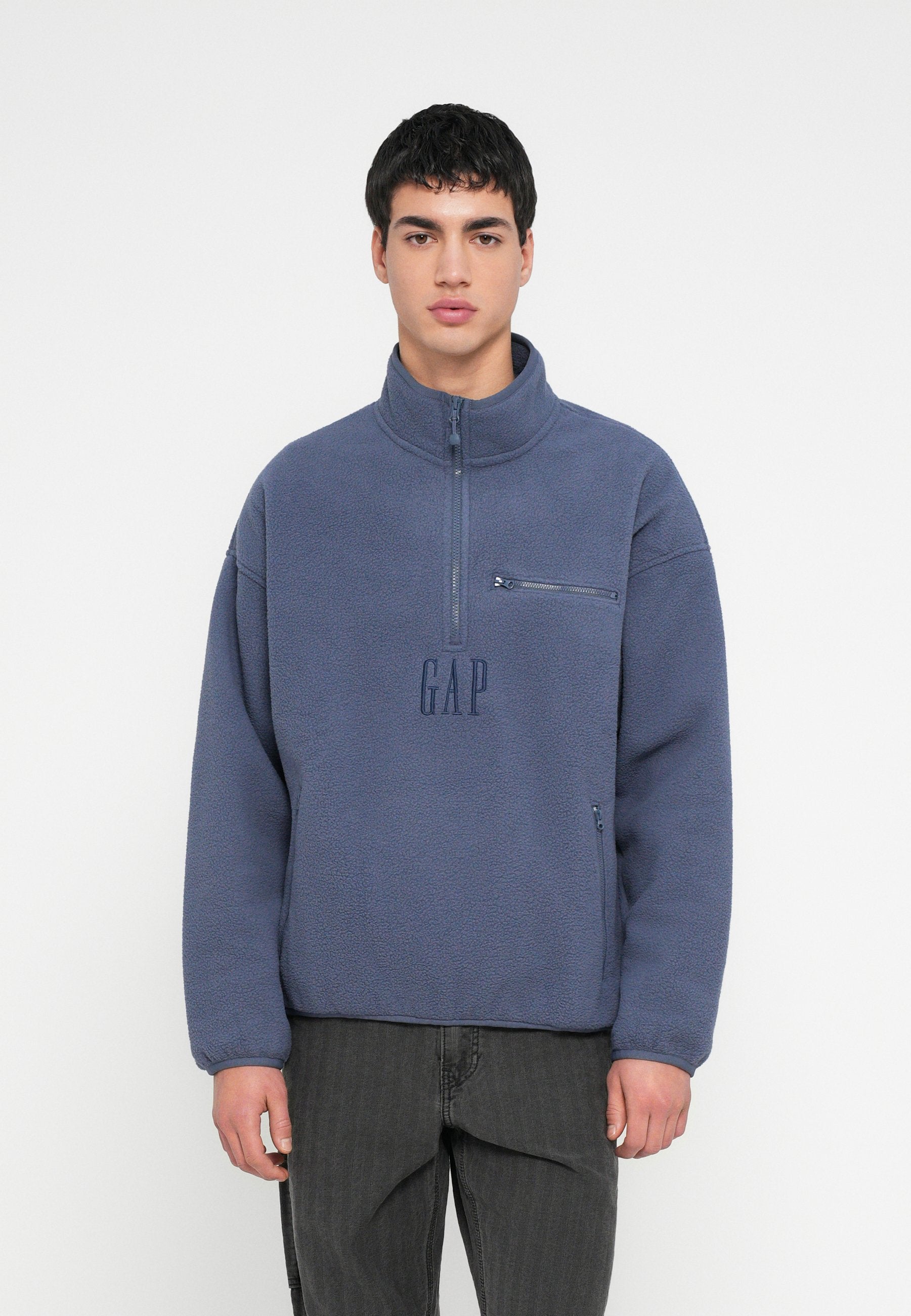 LOGO ARCTIC - Fleece jumper - blue ridge