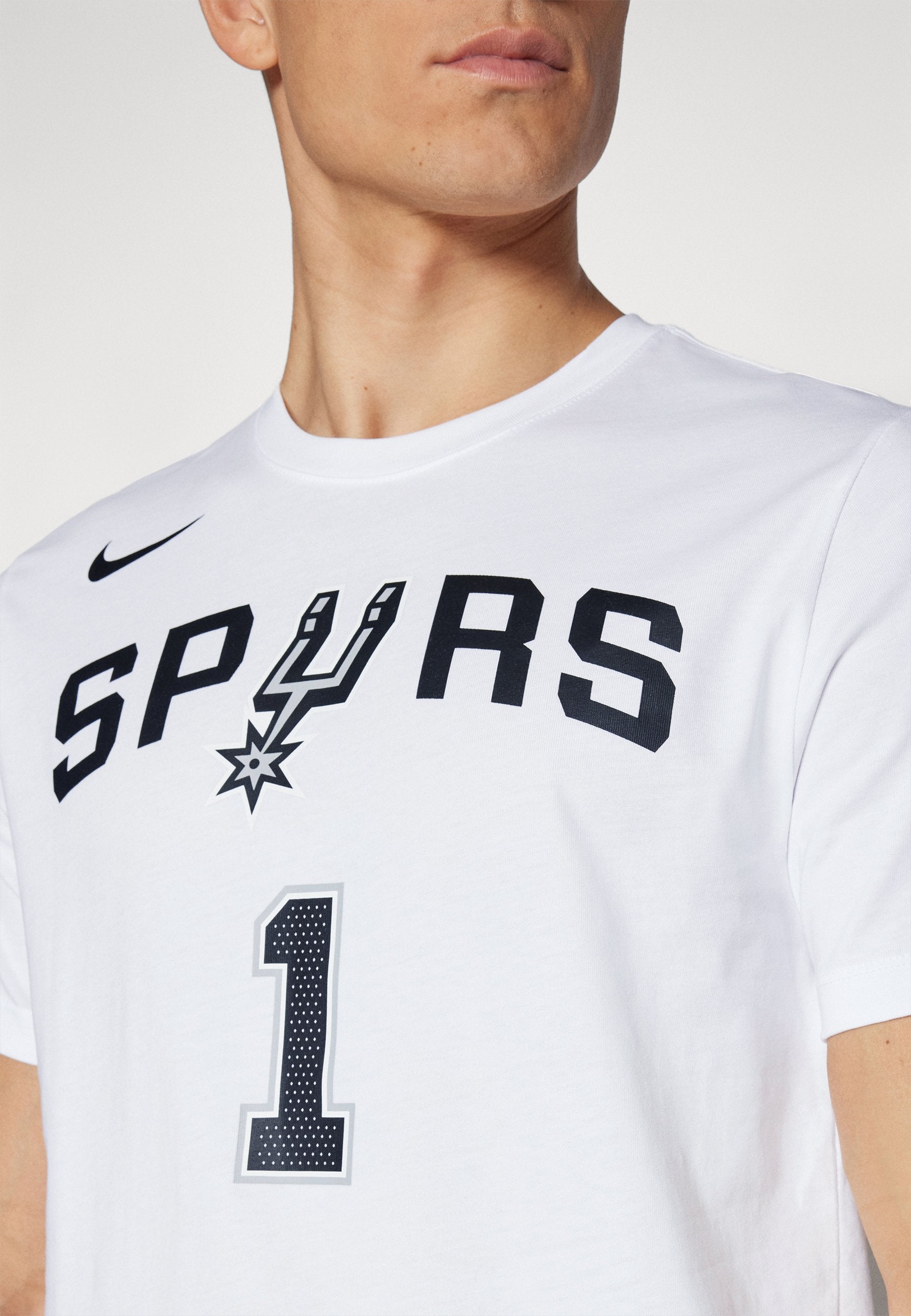تي شيرت NBA SAN ANTONIO SPURS WEMBANYAMA - ملابس النادي - أبيض/Wembanyama