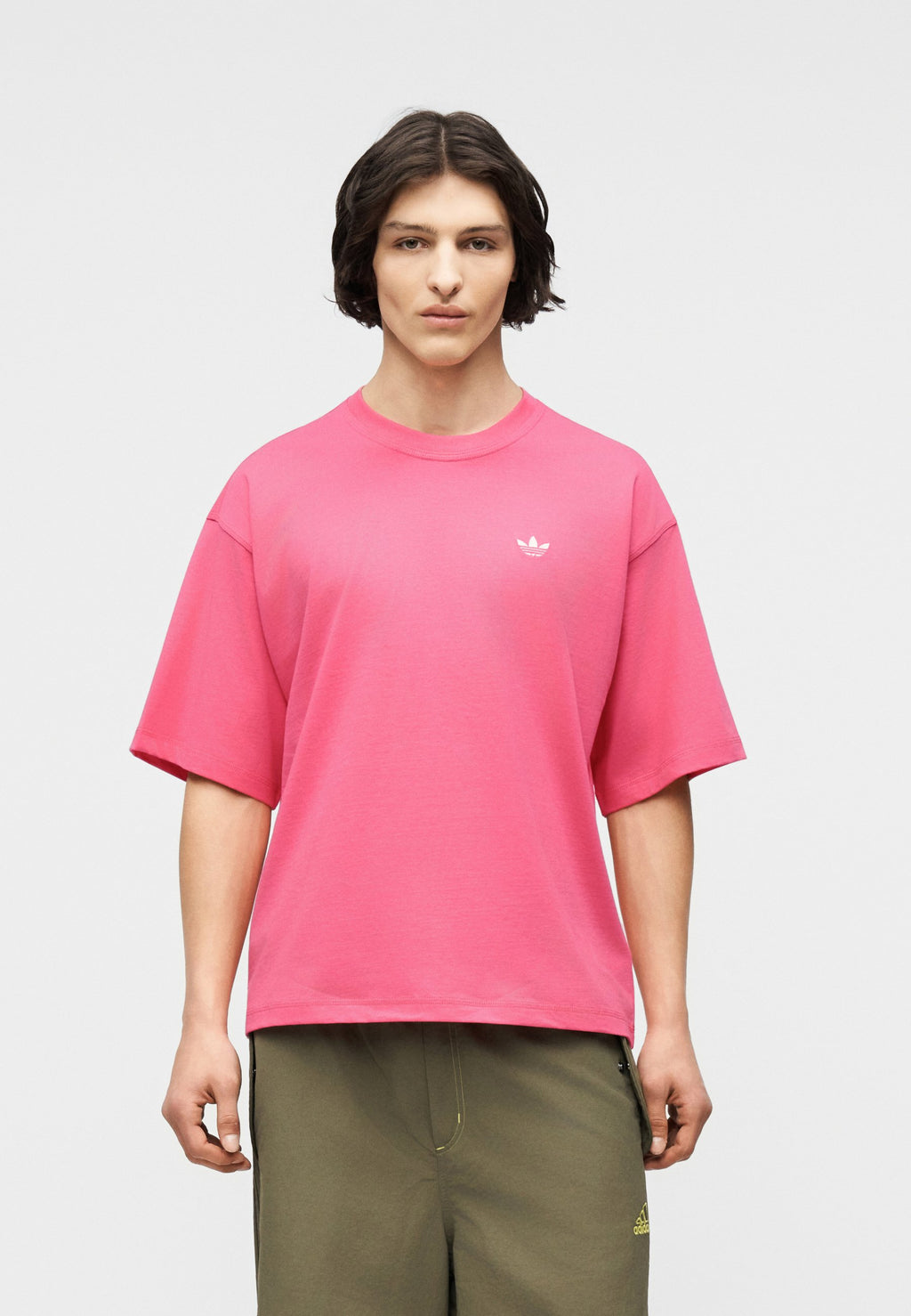 BOXY TEE UNISEX - Temel Tişört - pembe fuşya