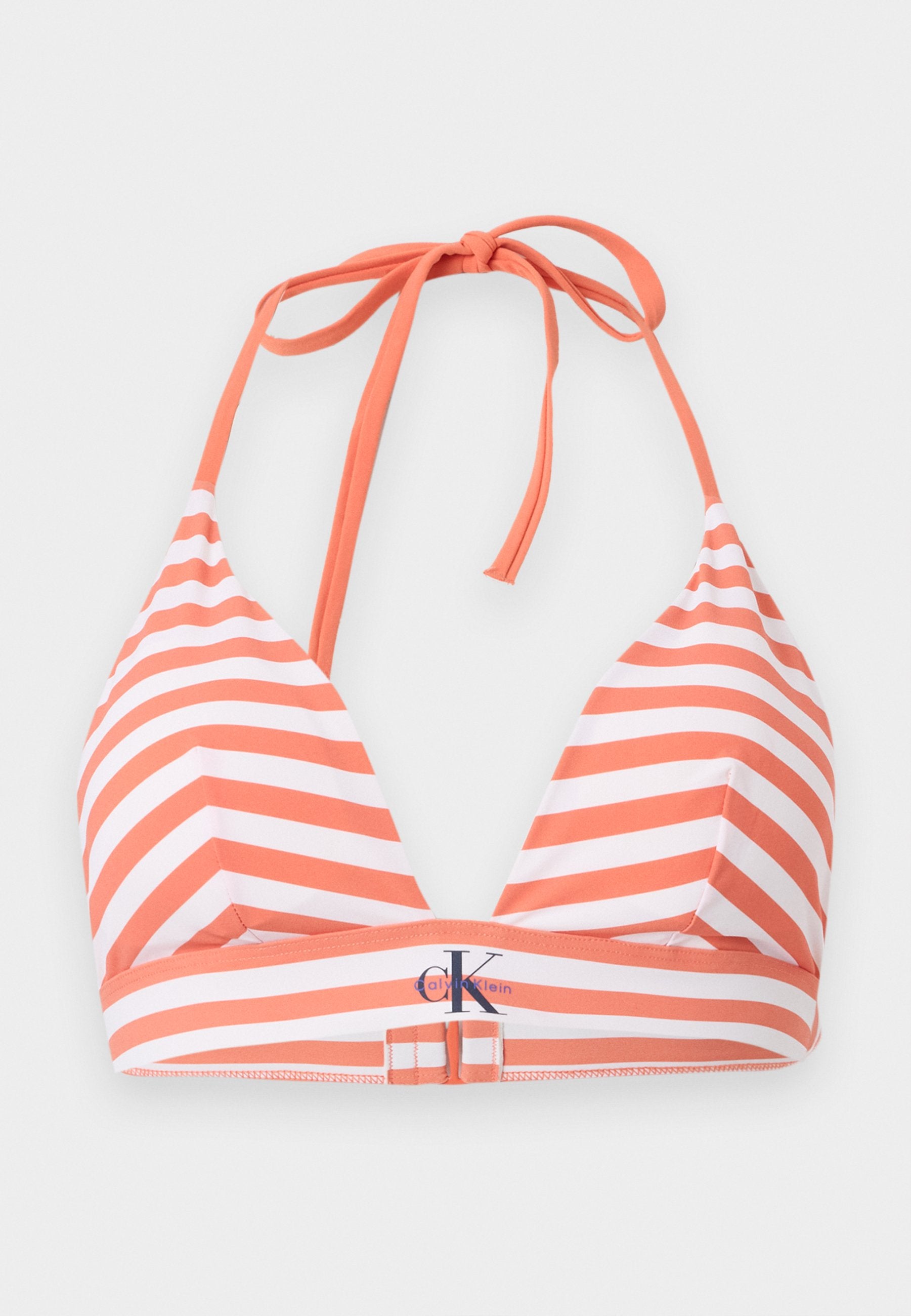 GRAPHIC MONOGRAM - Bikini top - acorn orange