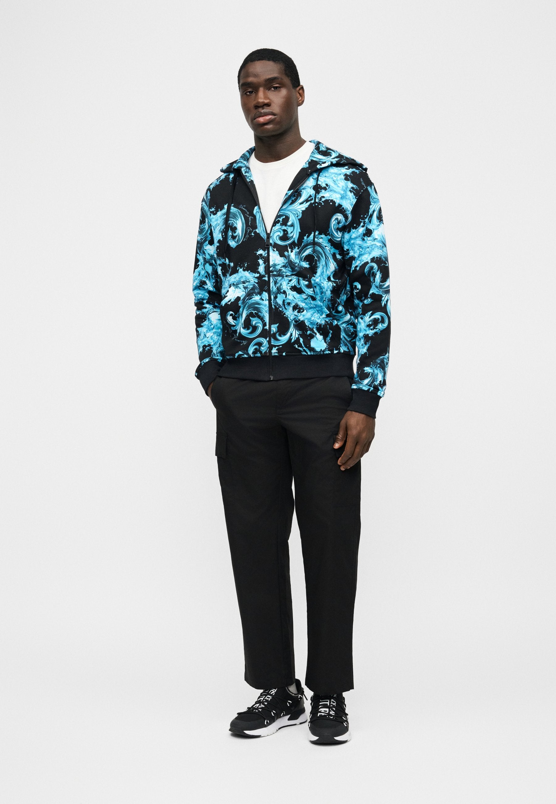 EASY - Cargo trousers - black