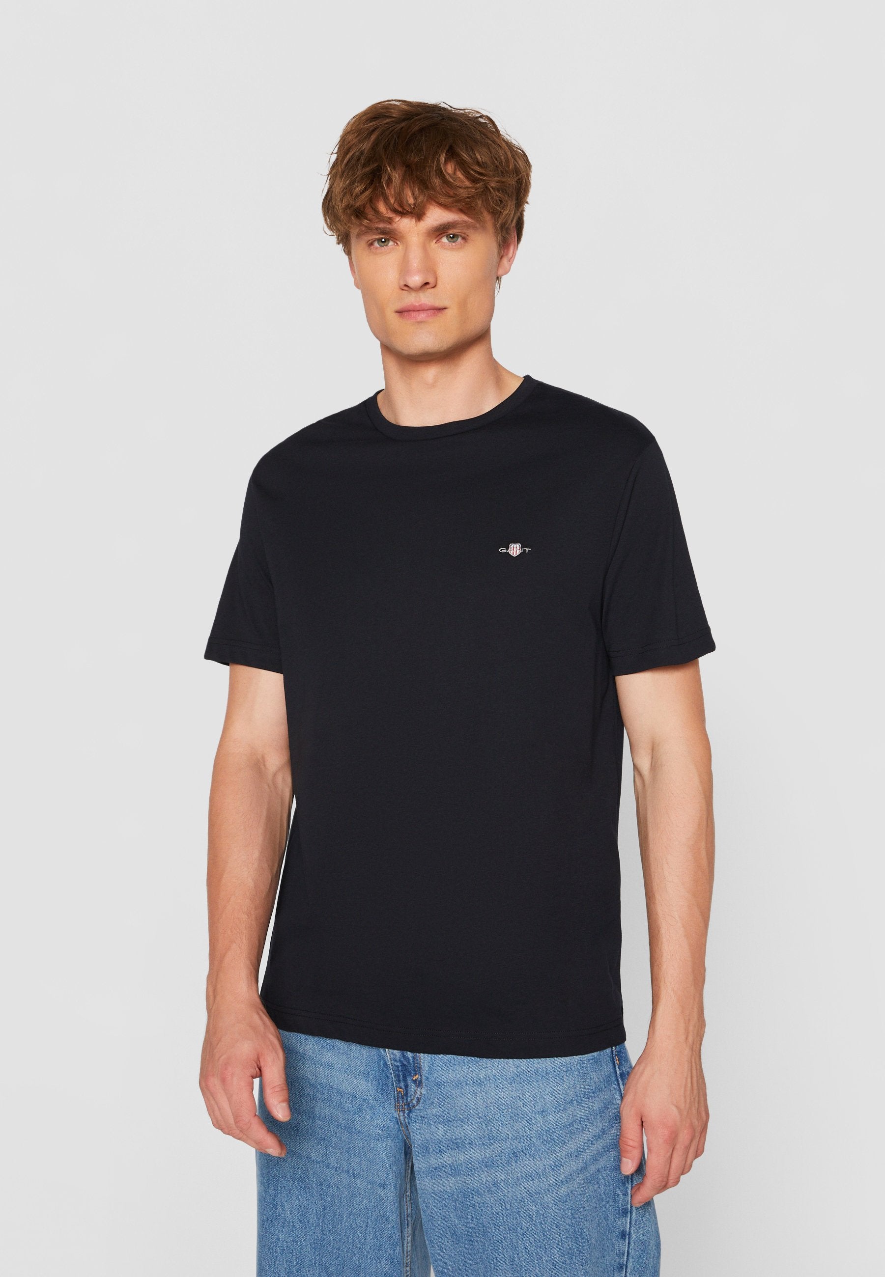 REG SHIELD SS T-SHIRT - Basic T-shirt - black