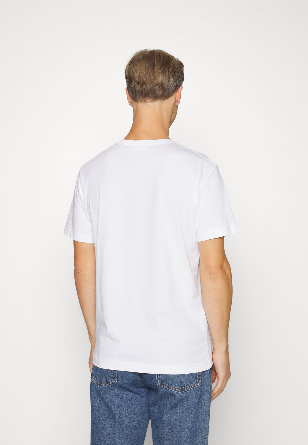 REG SHIELD SS T-SHIRT - Basic T-shirt - white