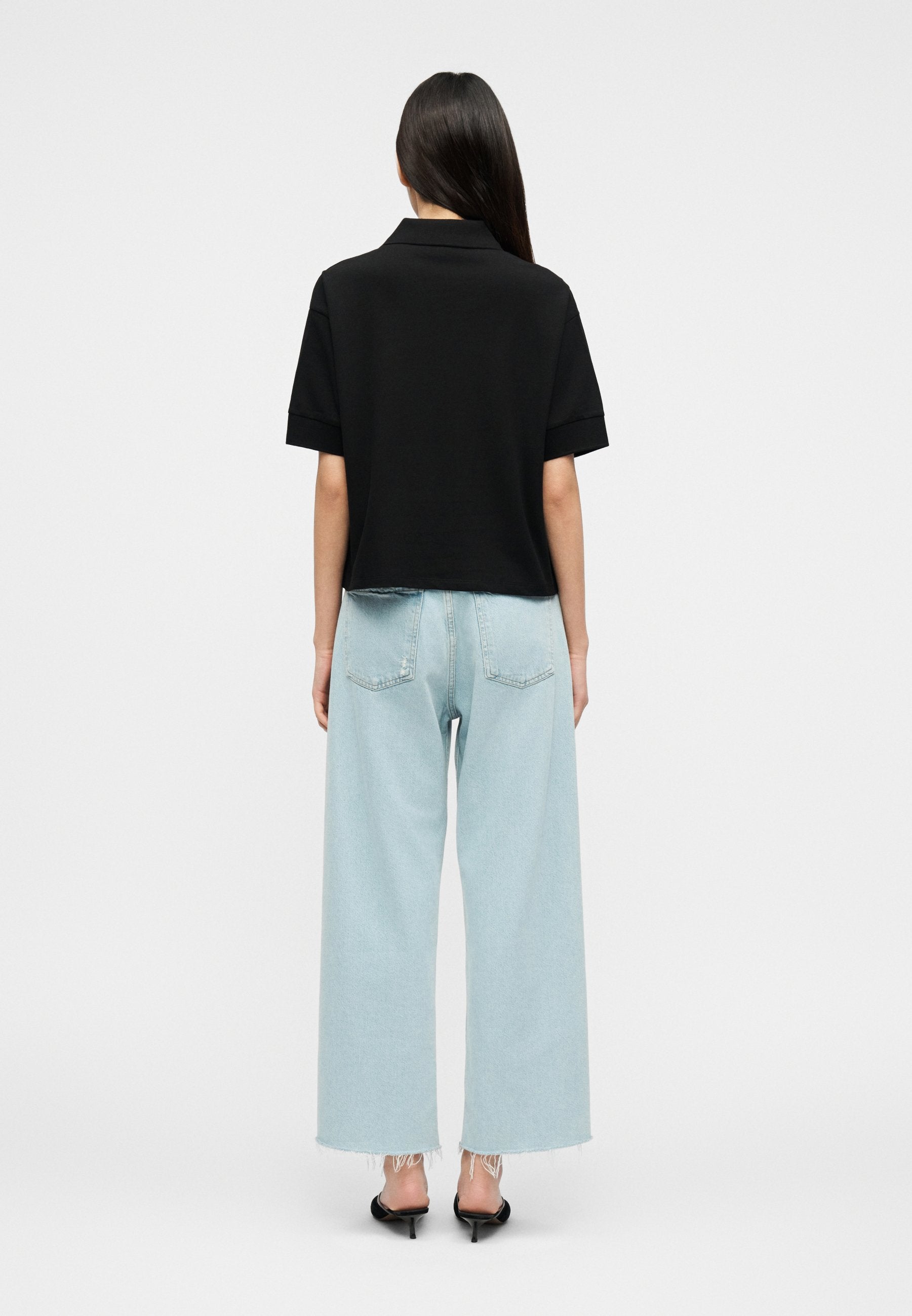 Polo shirt - black/gold-coloured