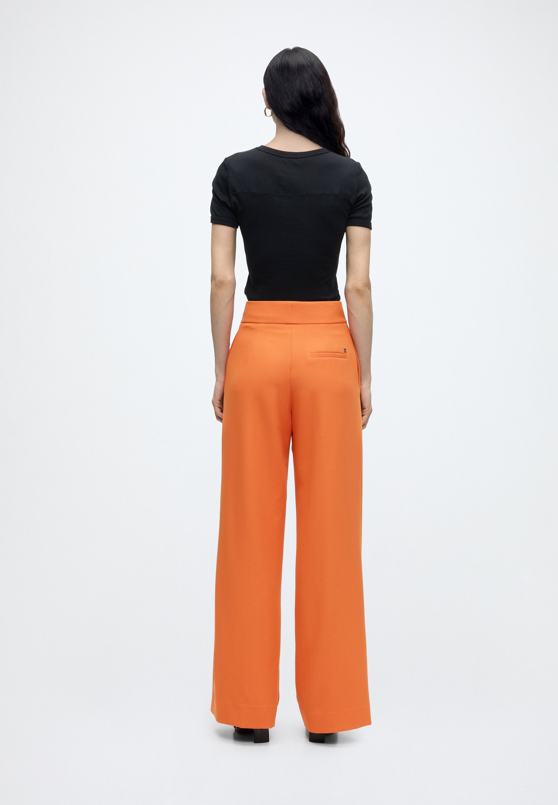 HIMIA - Trousers - bright orange