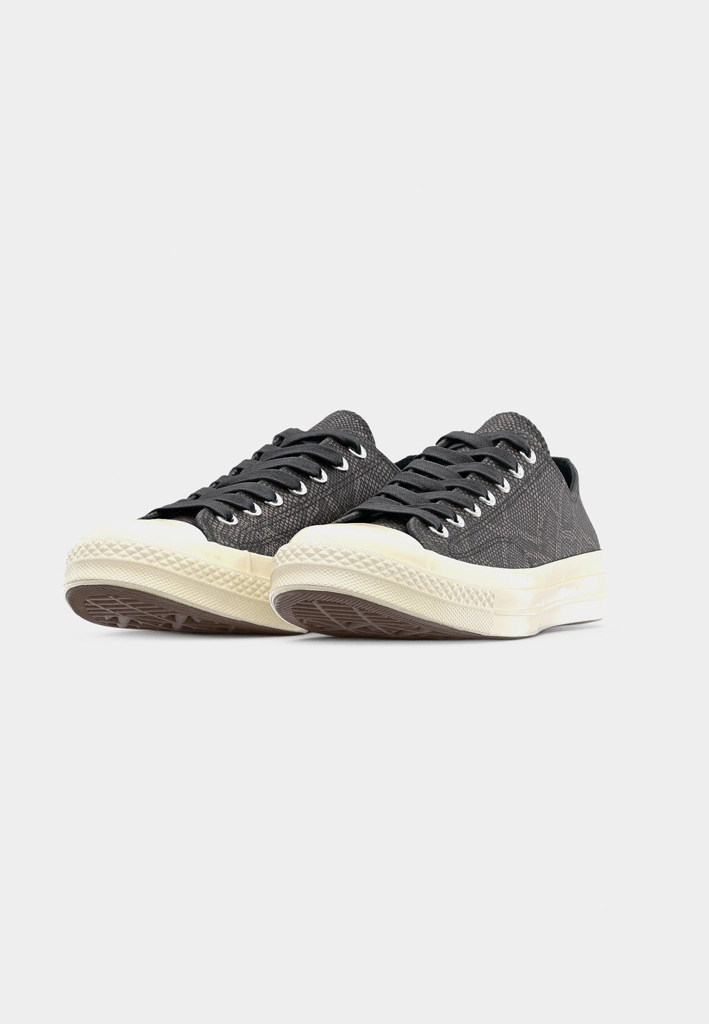 CHUCK 70 SNAKESKIN PRINT UNISEX - Baskets basses - black/egret